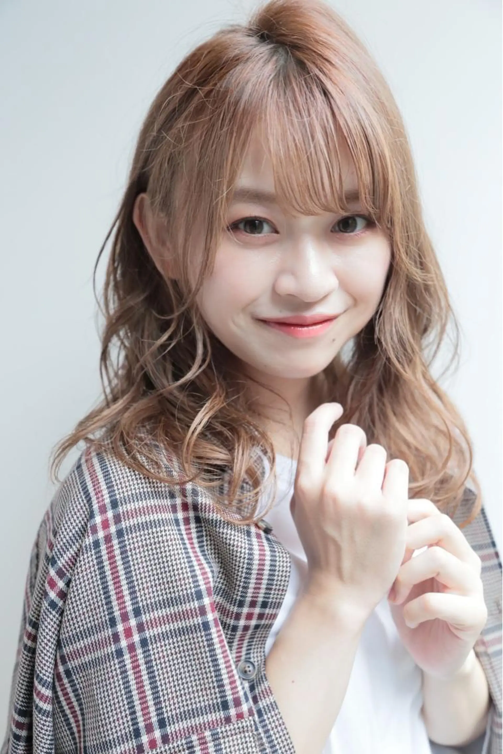 ミディアム 林 飛夕也のヘアスタイル