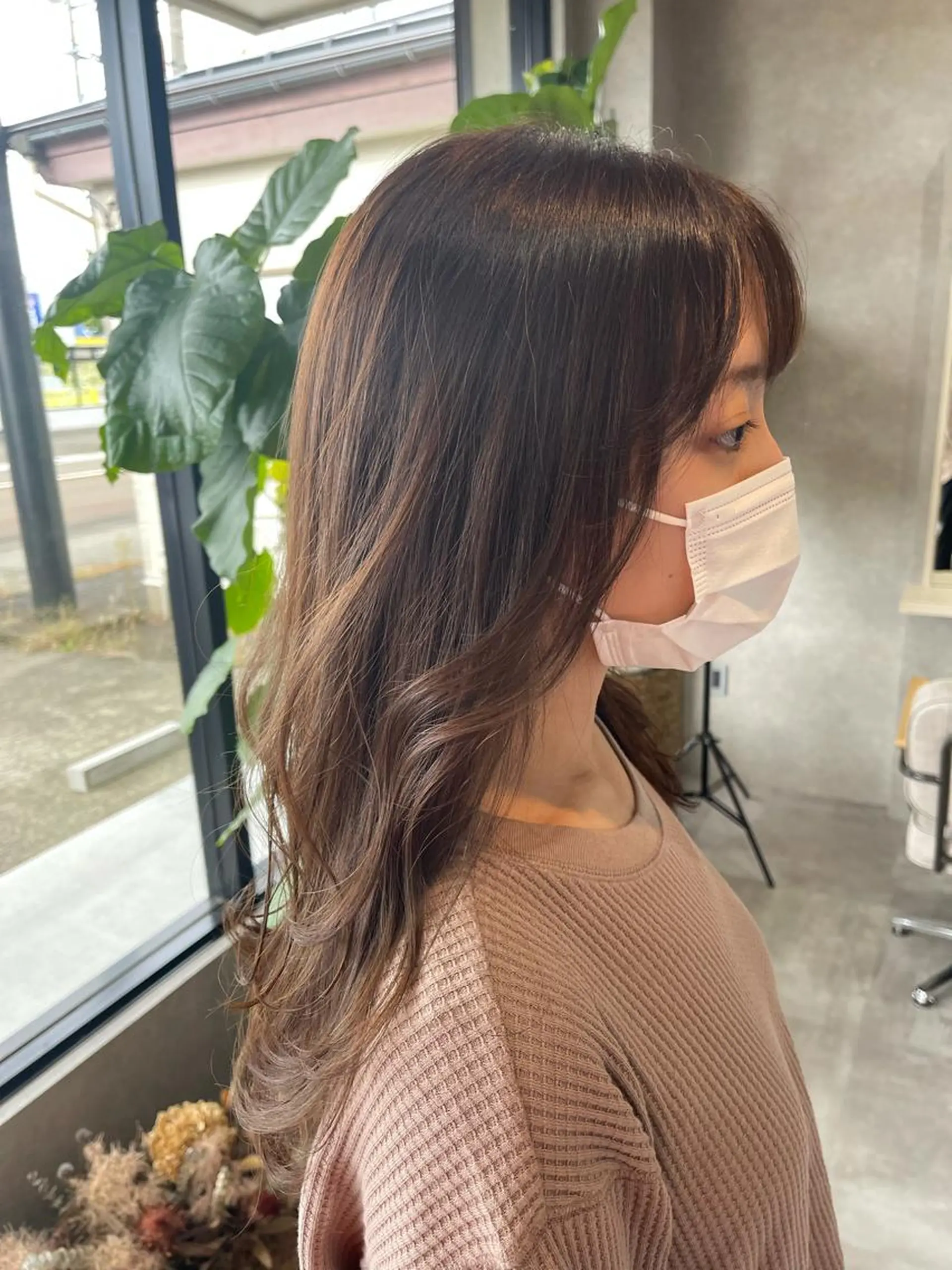 セミロング mood tatemachiのヘアスタイル