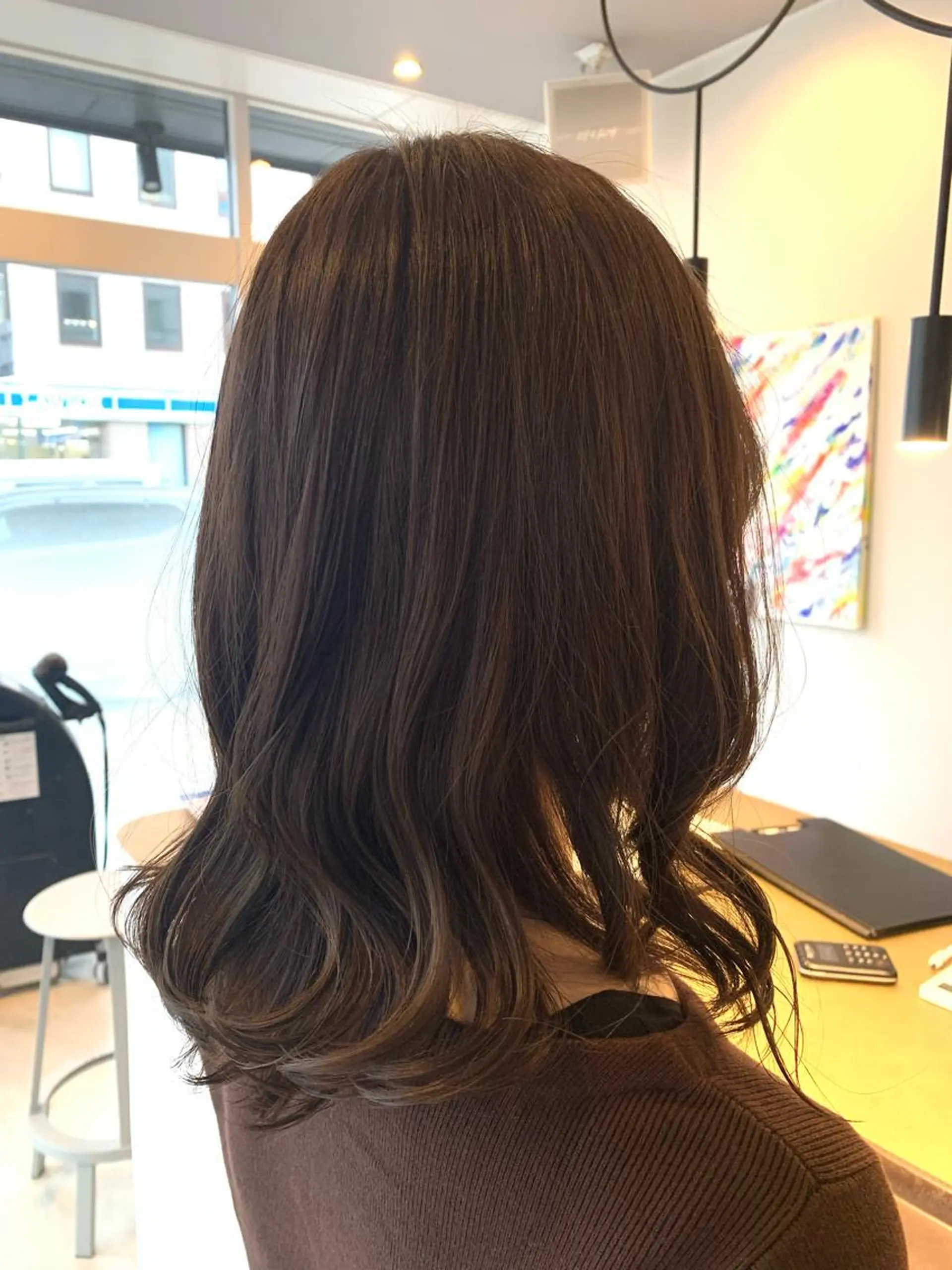 セミロング YUZA grow hair 【ユーザ グロウ ヘア】所属・縮毛矯正/似合わせ カット/伊藤はるかのヘアスタイル