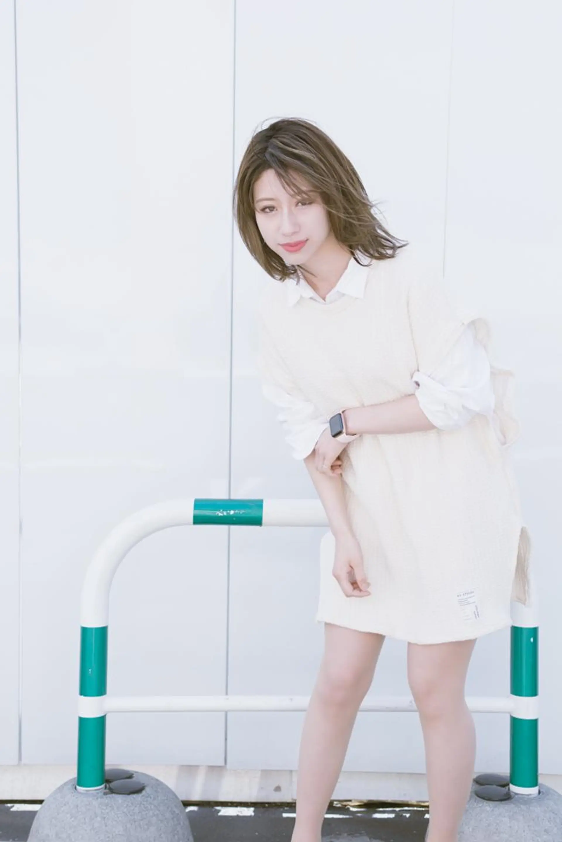 ミディアム カラー ショートボブ ベージュカラー ブルーカラー ブルージュ グレージュ カット ヘアカラー トリートメント 斉藤 正敏のその他イメージ