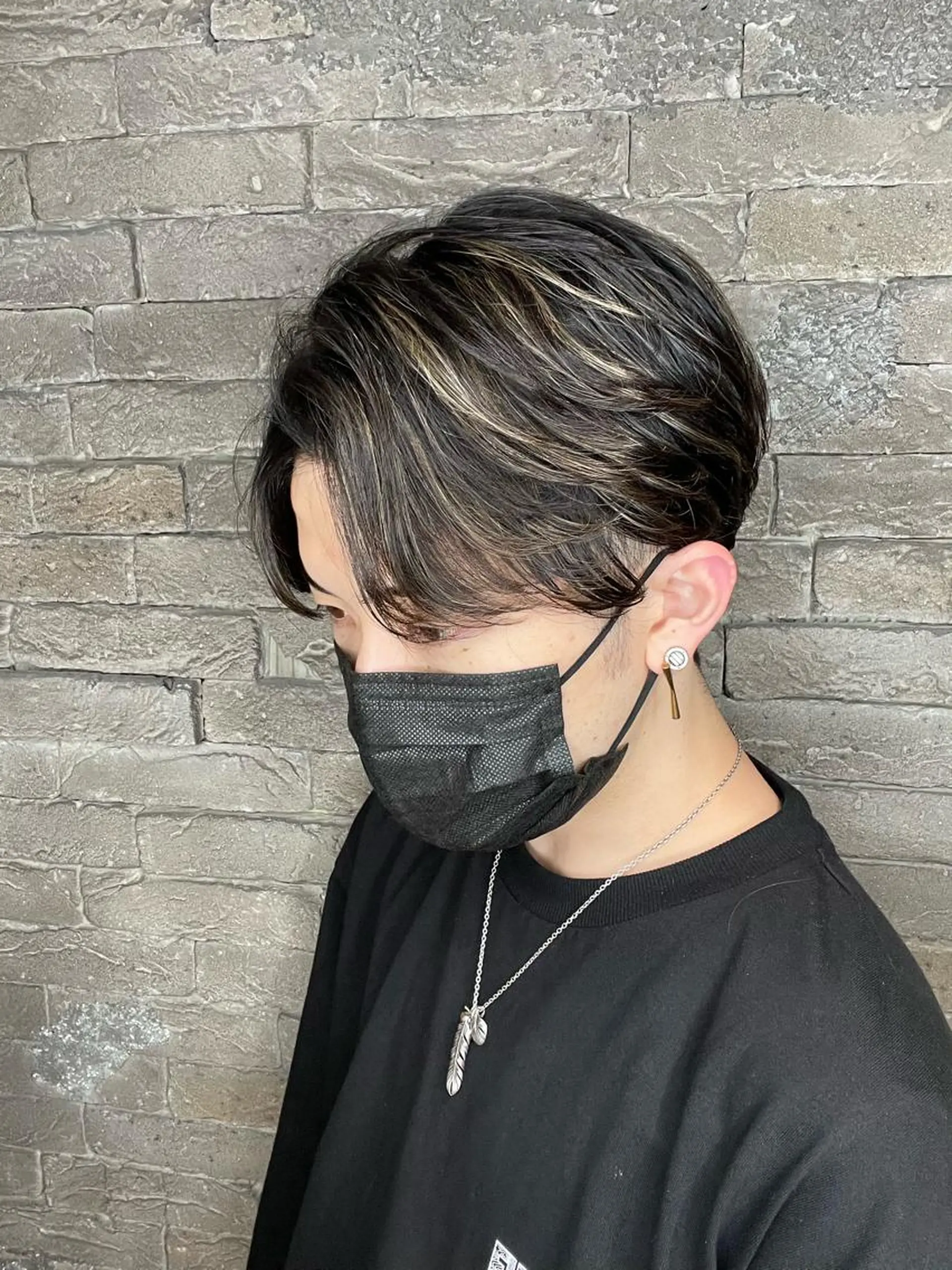 メンズ マッシュ カット 山口稜太 メンズ/波巻きパーマのヘアスタイル