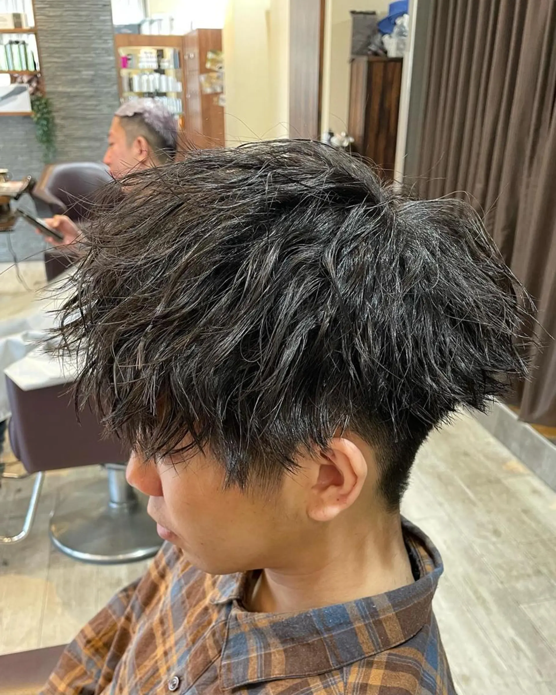 メンズ 仙台/メンズ/ フェザー/リョウのヘアスタイル