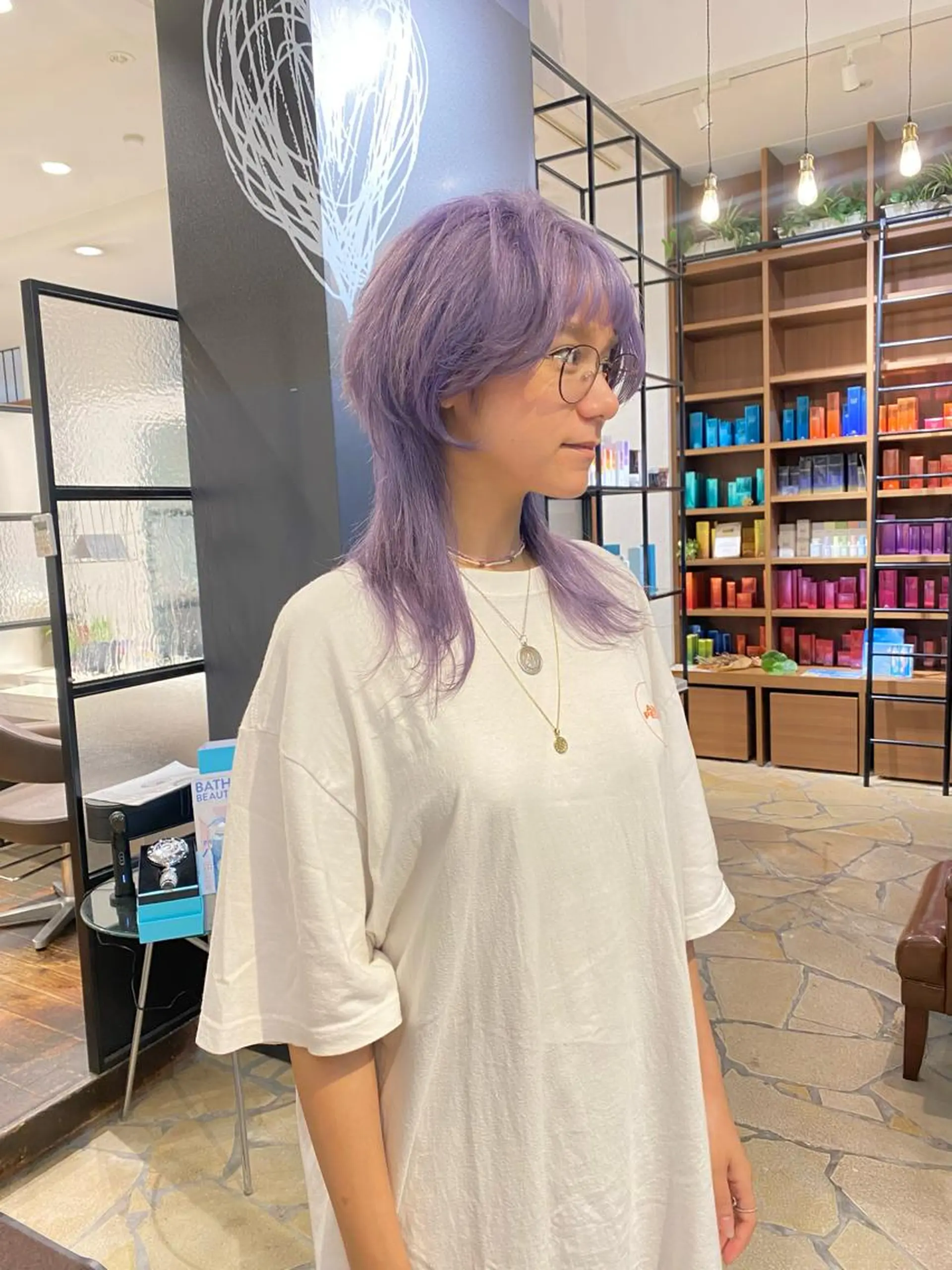 セミロング COCOLOeAST所属・yumeno🫧 ハイトーン/ボブ🕊のヘアスタイル