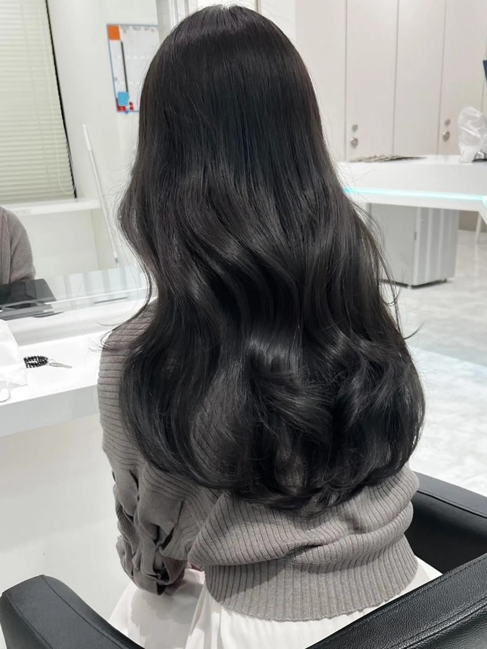 カラー 韓国レイヤー/ 赤み消し🇰🇷原宿のヘアスタイル