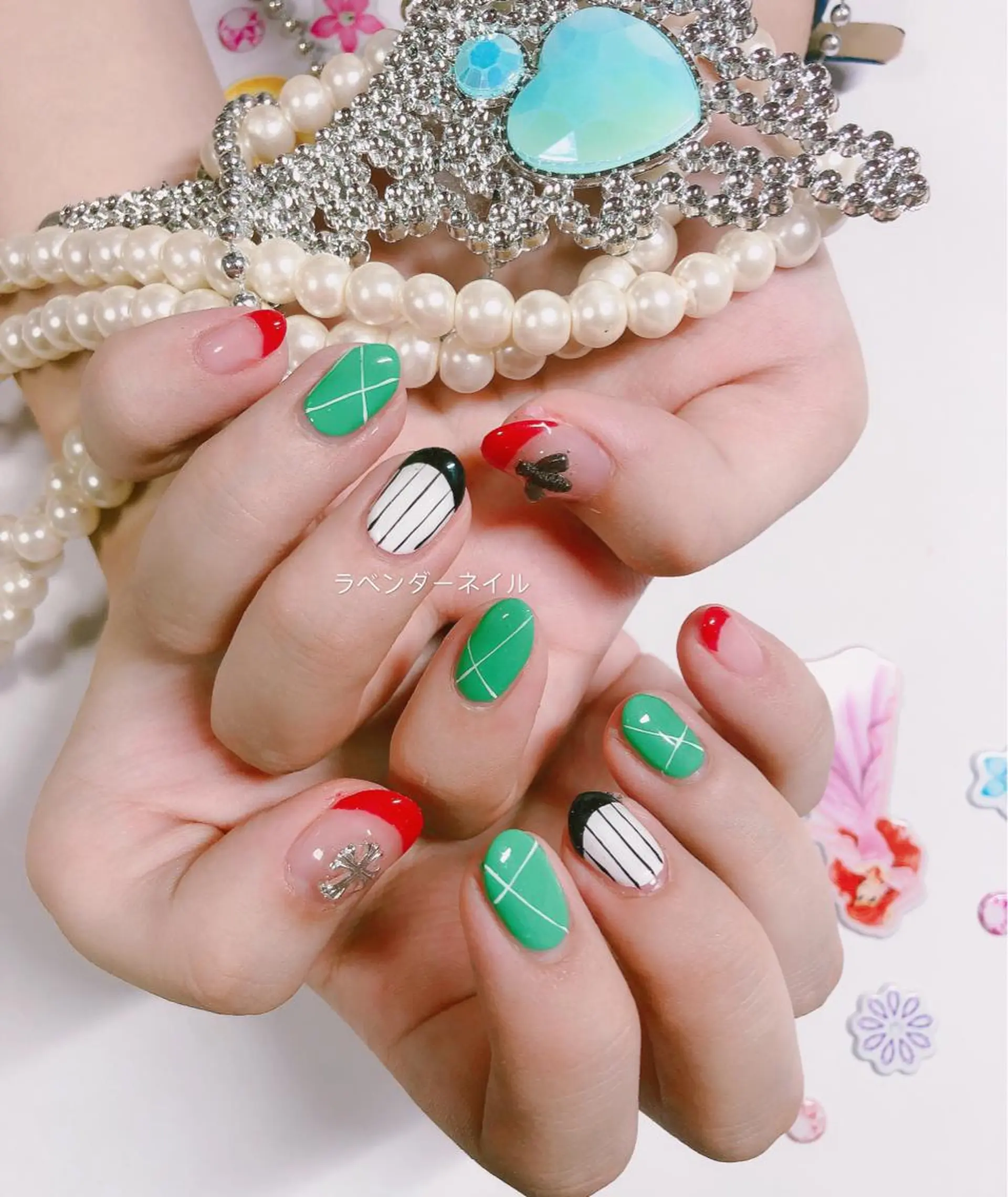 ネイル ラベンダー💖日暮里 ルル💖ネイルのネイルデザイン