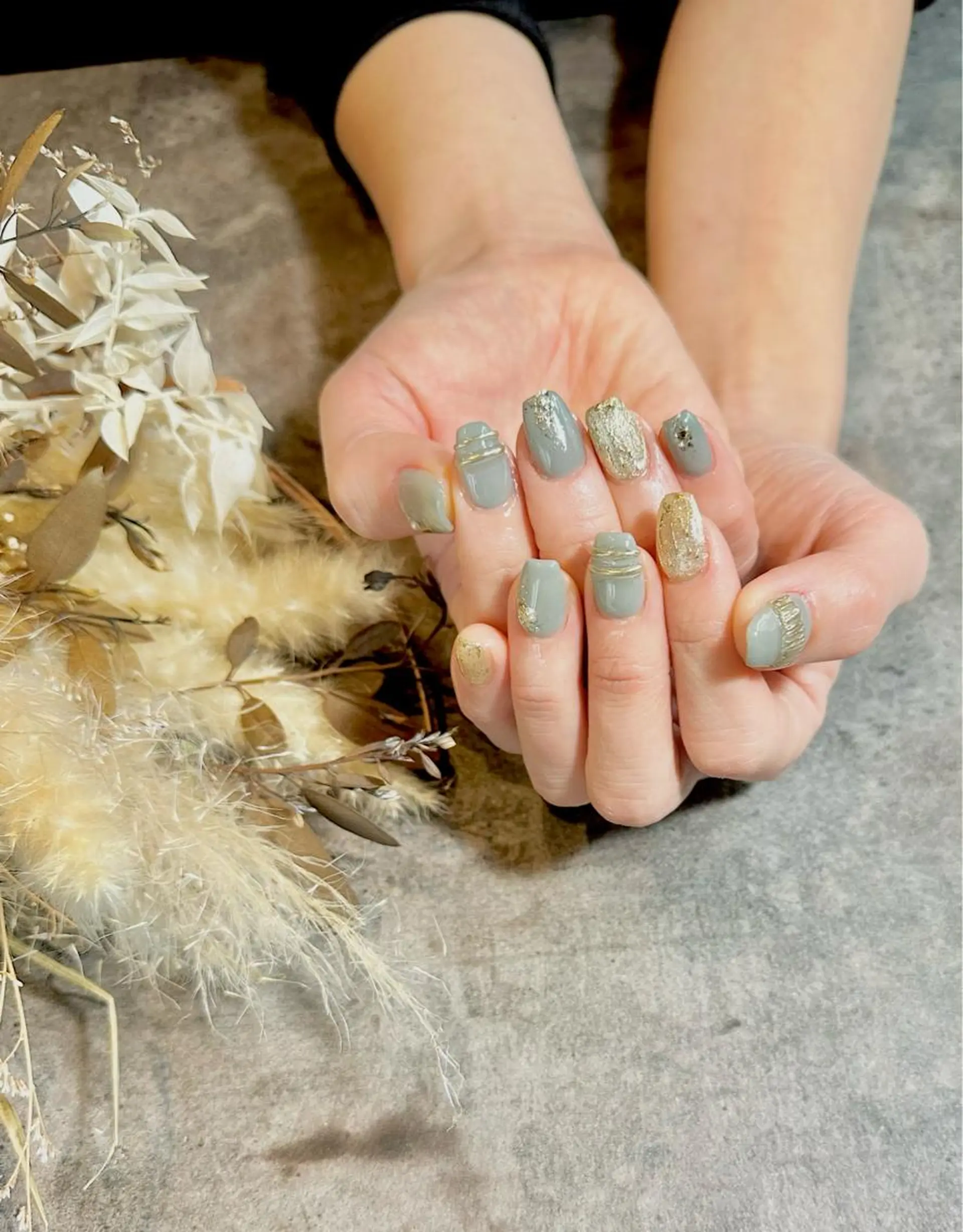 ネイル フラワーネイル ジェルネイル 大理石ネイル(マーブル) ニュアンスネイル シンプルネイル nail salon amanoのネイルデザイン