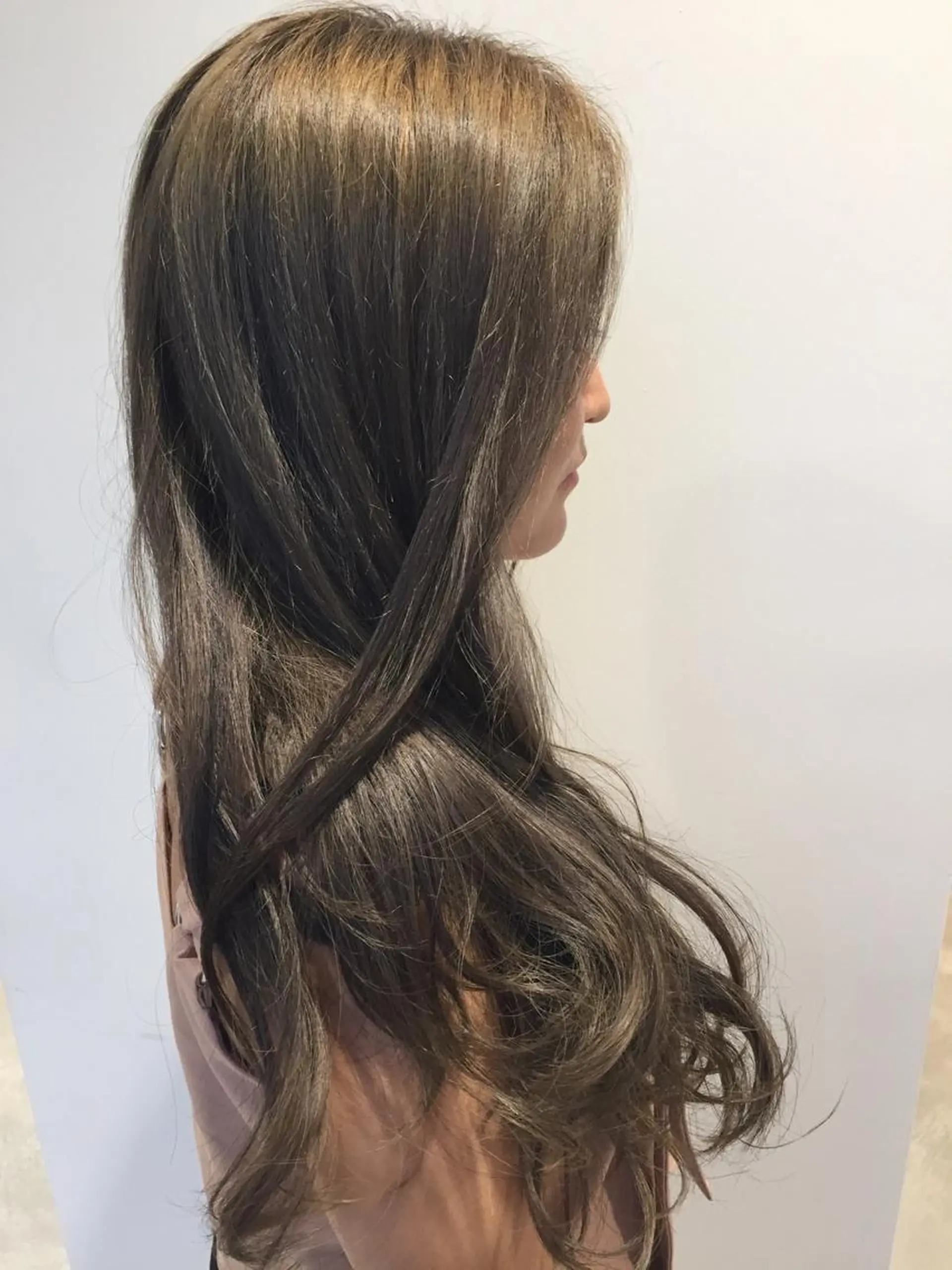 ロング カラー カット ヘアカラー トリートメント 前髪/ハイライト得意 安西駿一　【銀座】のヘアスタイル