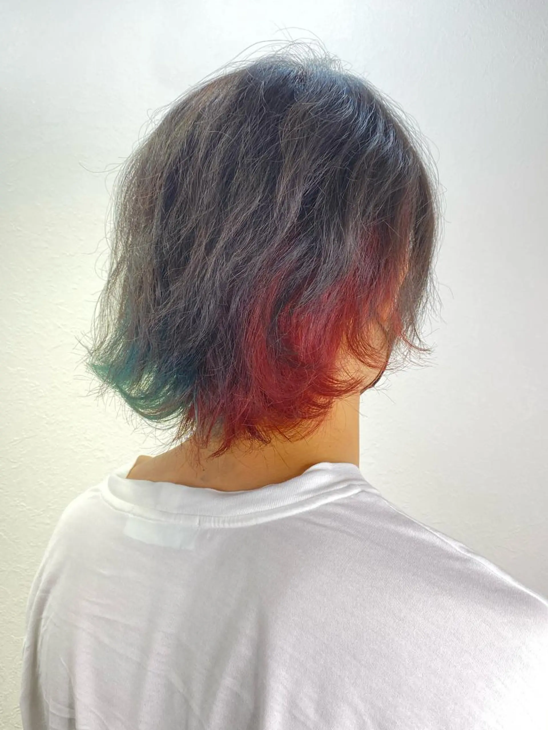 ショート カラー メンズ ウルフ🐺/ボブ ハイトーン🌈/増田のヘアスタイル