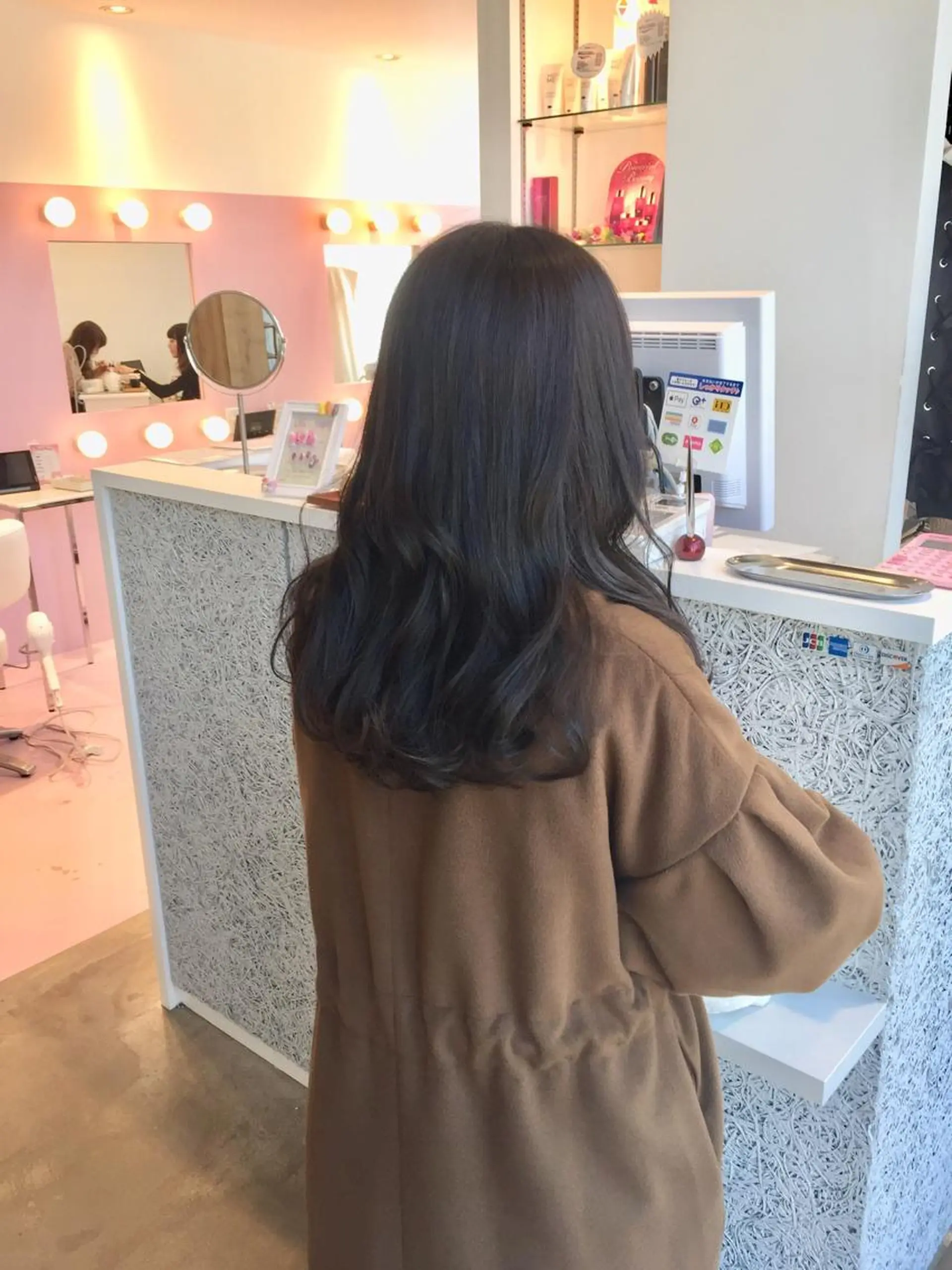 セミロング カット ヘアカラー トリートメント ヘッドスパ 所渉/韓国レイヤー /ウルフカットのヘアスタイル