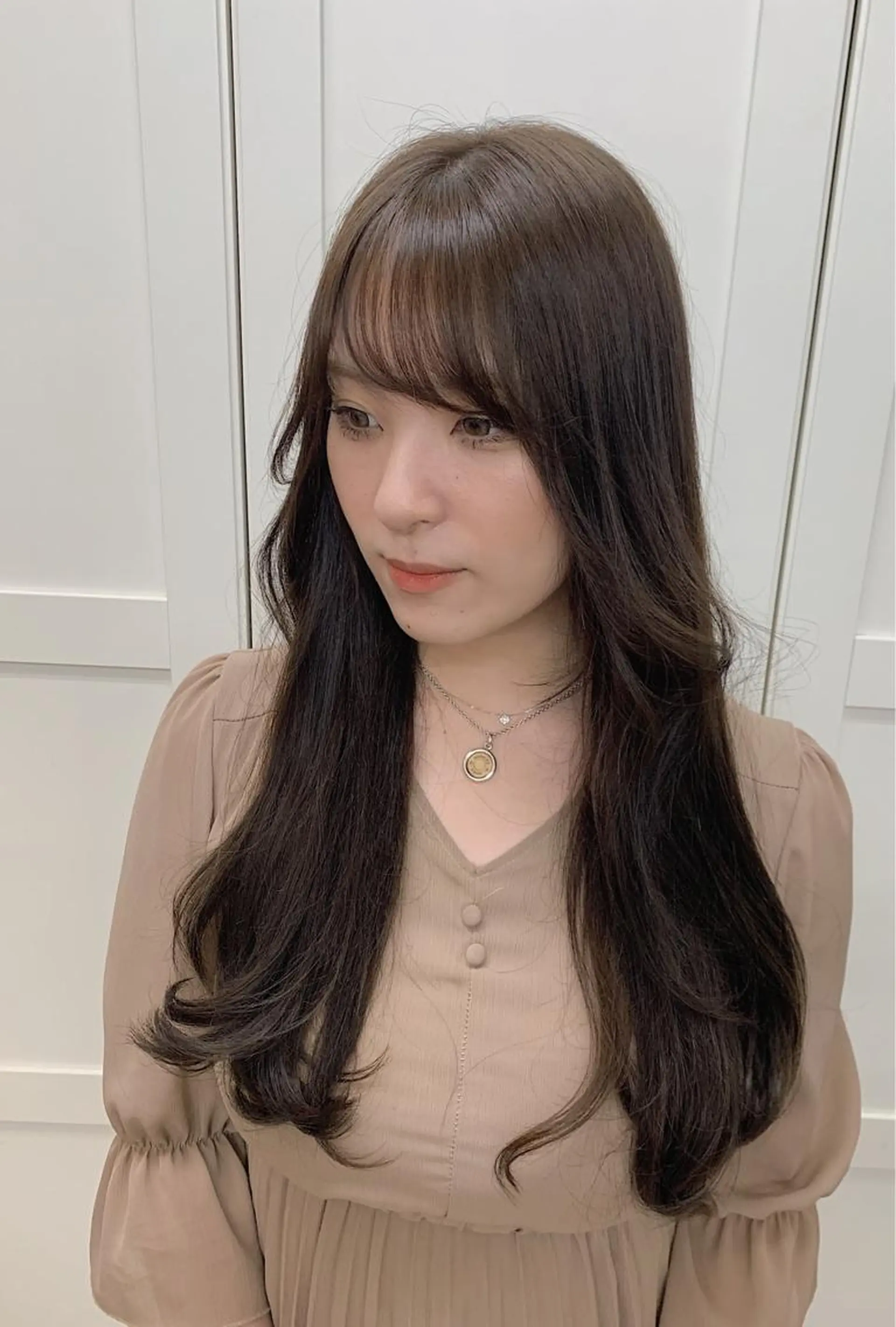 ロング カラー カット ヘアカラー トリートメント ハットリ /北習志野のヘアスタイル