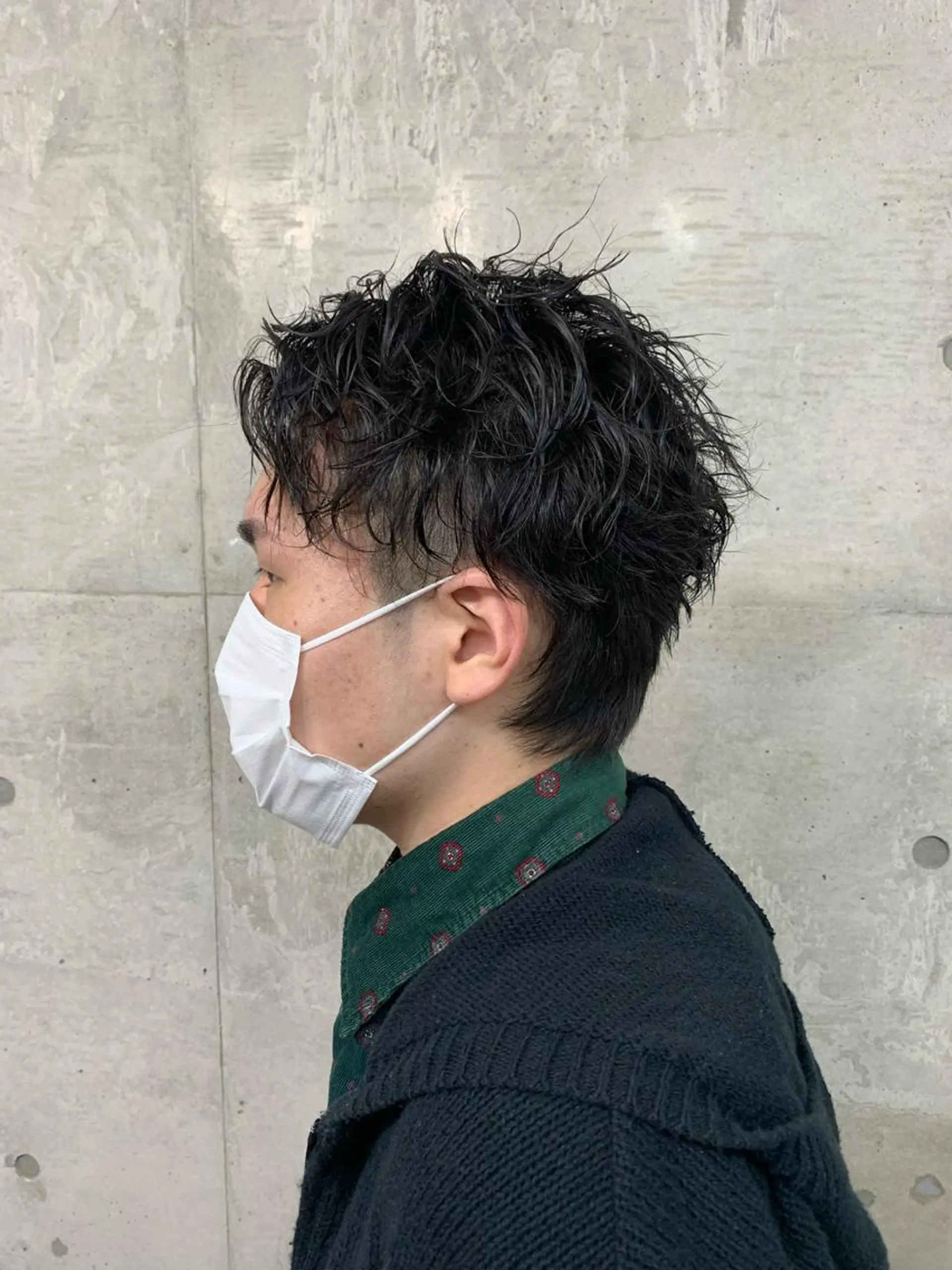 ショート パーマ メンズ カット パーマ トリートメント クセを最大限に活かす メンズパーマ奈良大祐のヘアスタイル