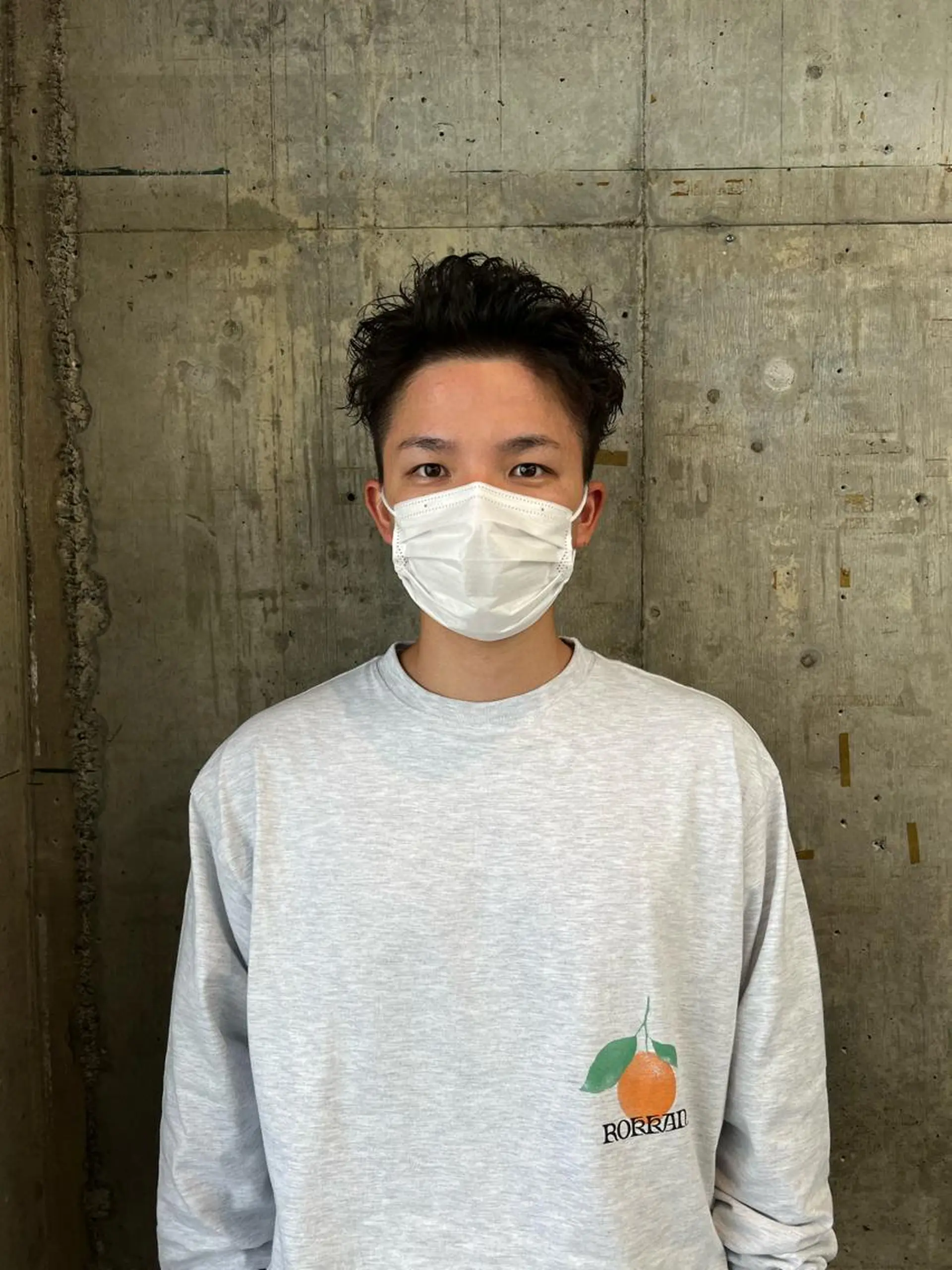 ショート カラー パーマ メンズ メンズパーマ ツイストスパイラルパーマ ショートヘア スパイラルパーマ メンズパーマ /SUNAOのヘアスタイル