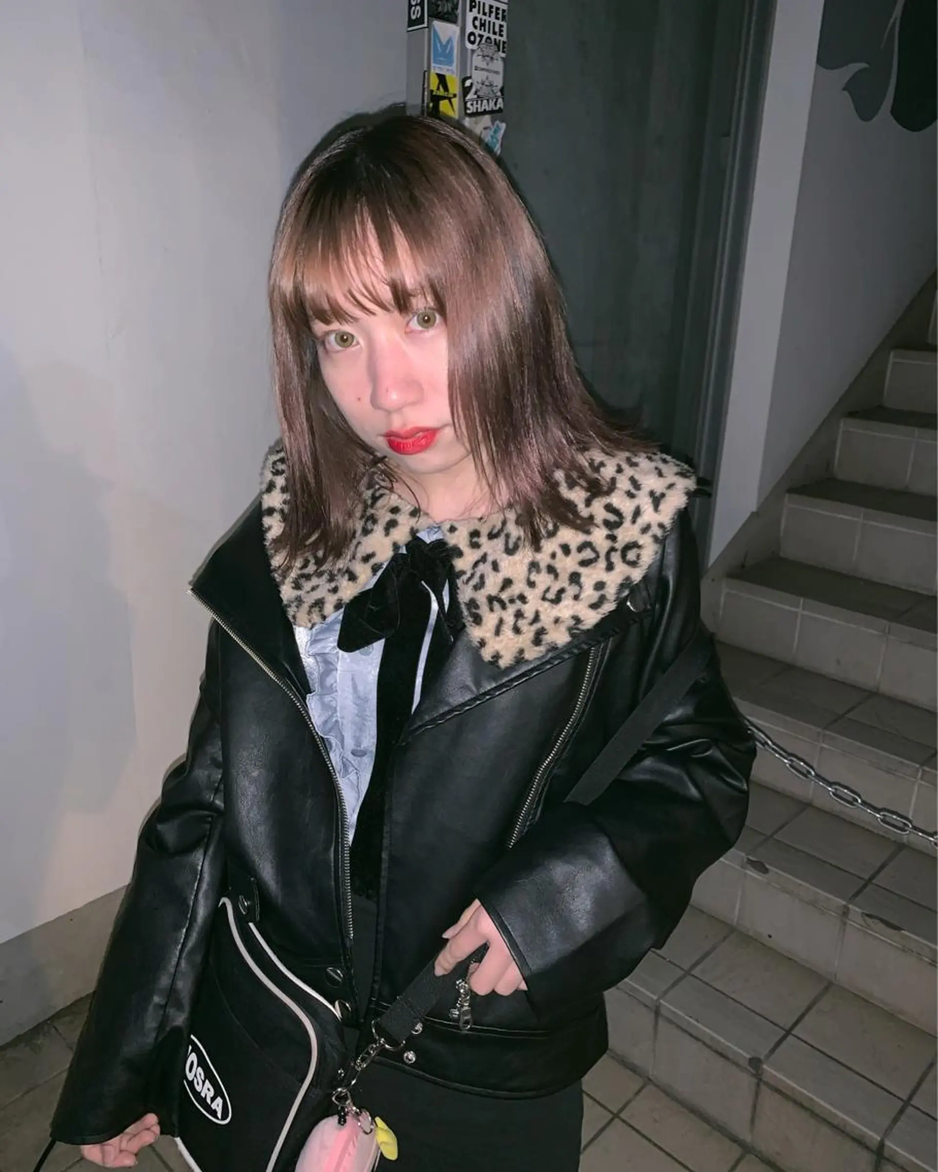 ミディアム カラー ピンクベージュ/新潟 万代/高橋桃葉🍑のヘアスタイル