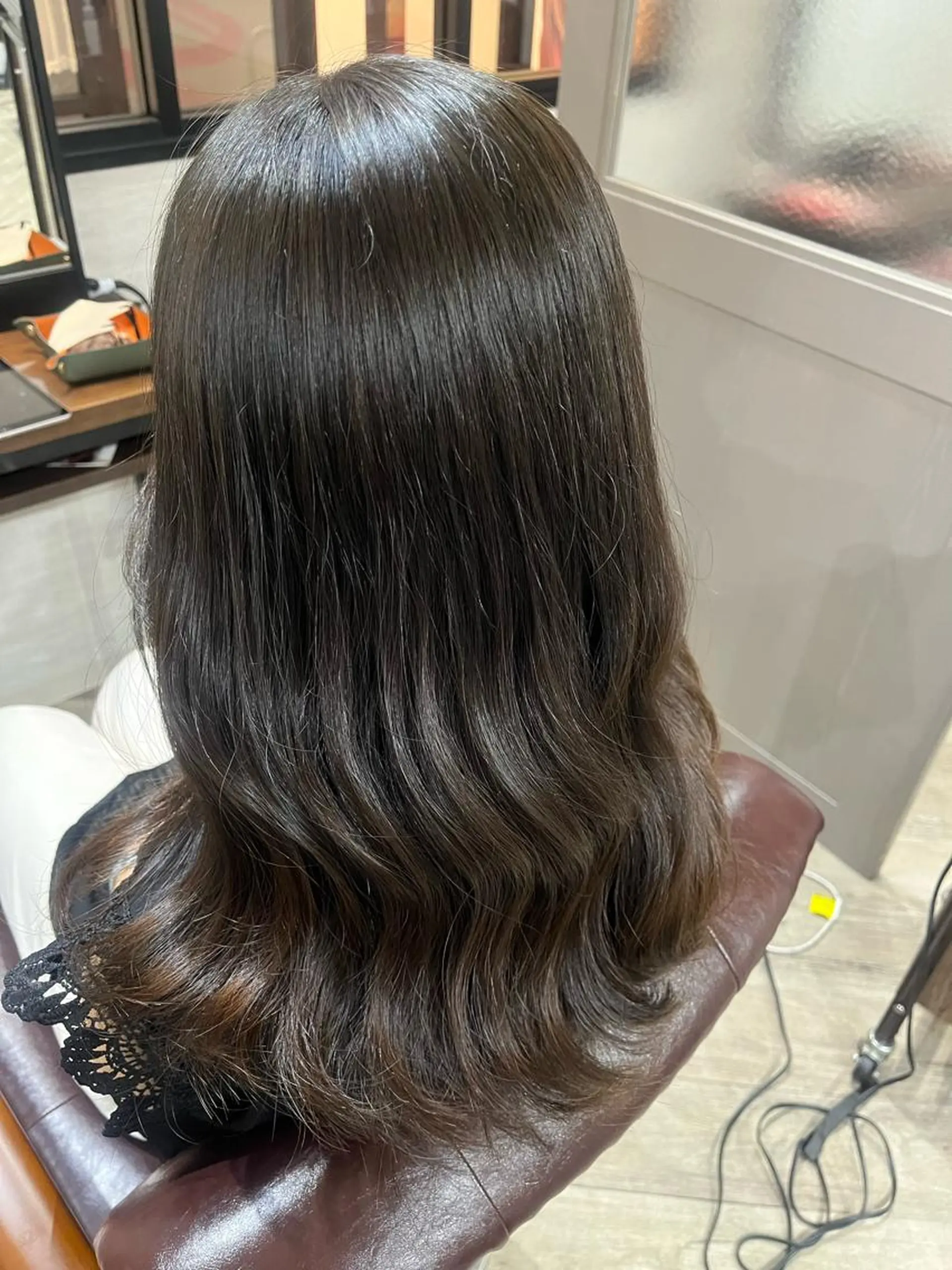 セミロング カラー ブラウンカラー オリーブブラウン 🫧ぷる艶カラー🫧 Yuubi🦩のヘアスタイル