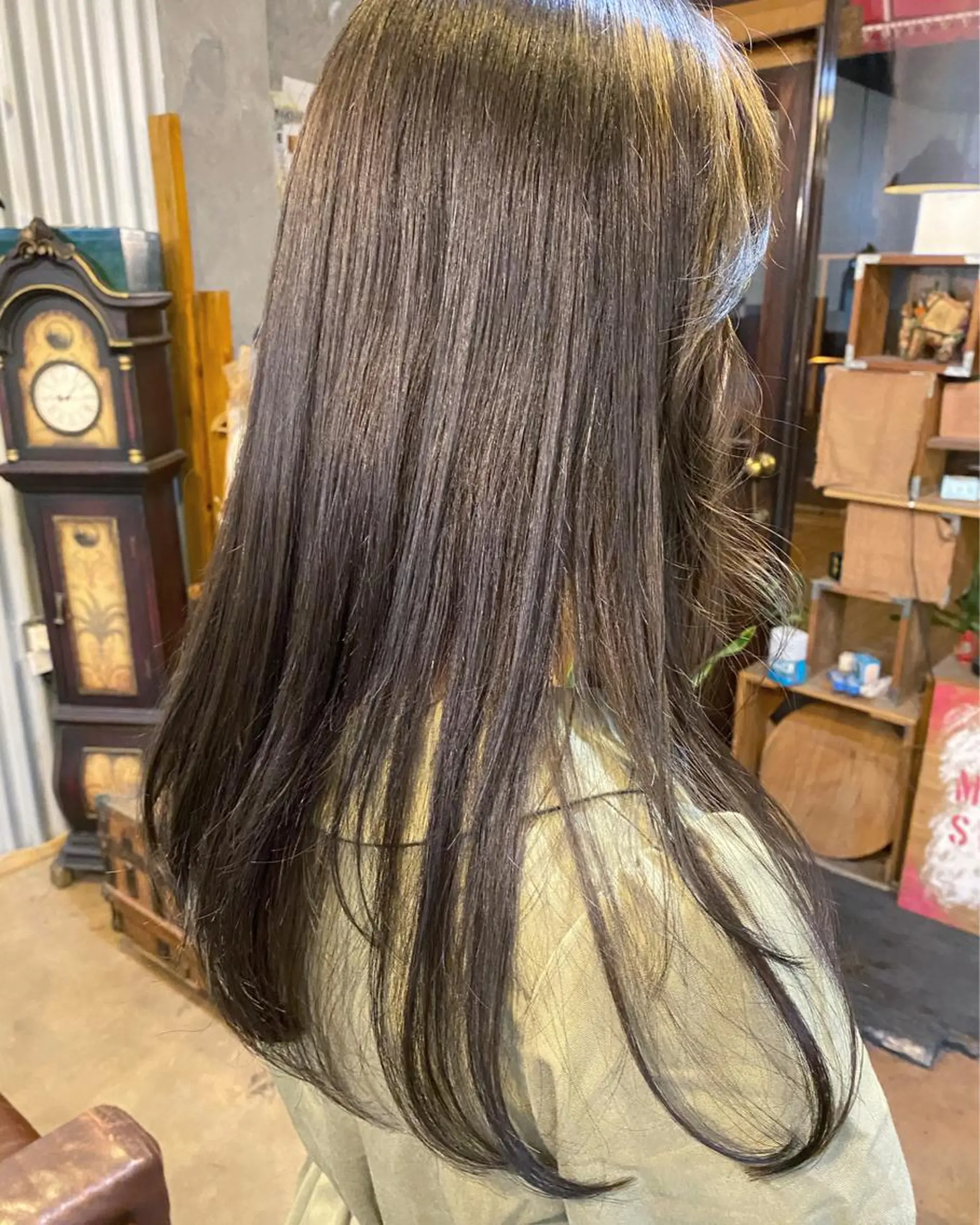 ロング ヘアカラー トリートメント 玉木 育実のヘアスタイル