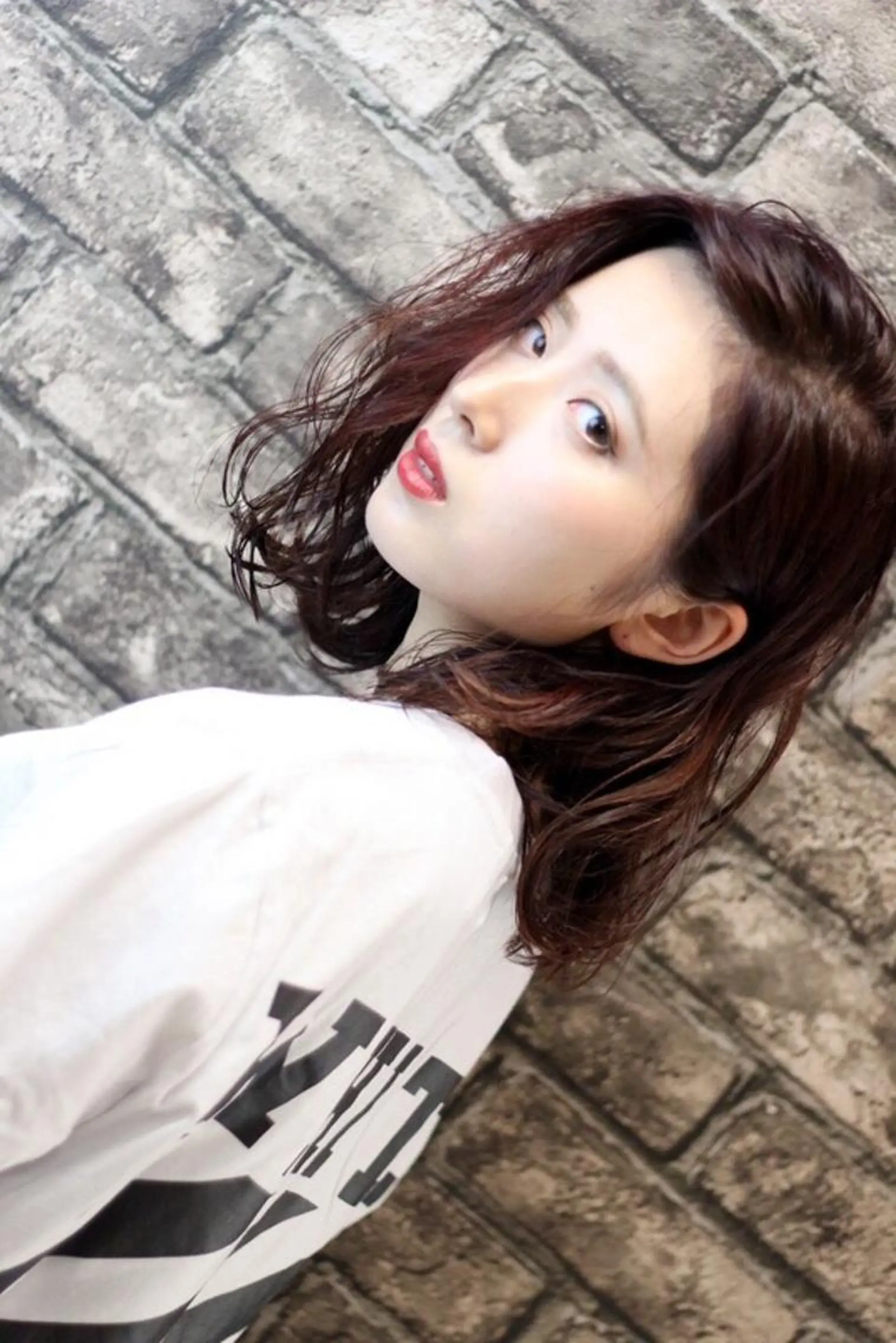 ミディアム 柴田 陽平のヘアスタイル