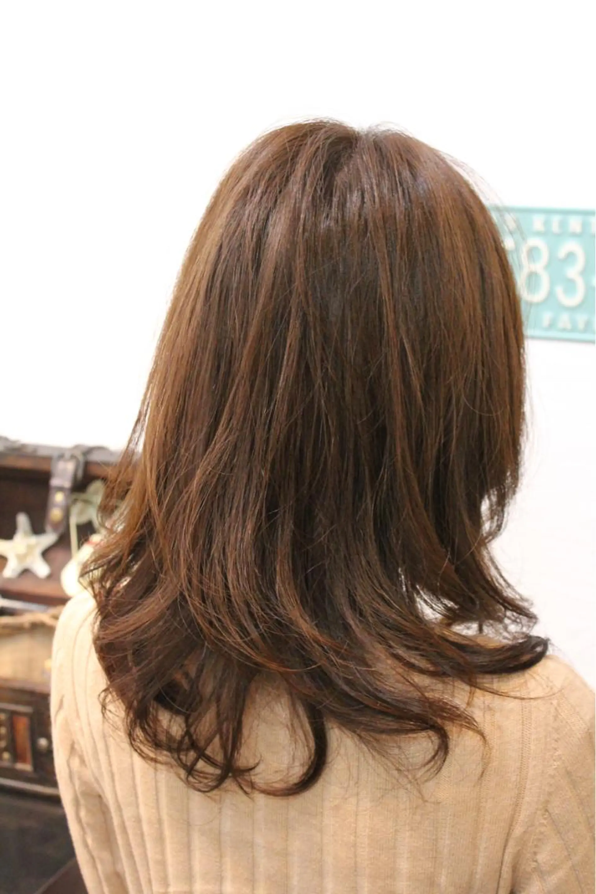 セミロング セミロングパーマ BLESS HAIR DESIGN所属・田口 信雄のヘアスタイル