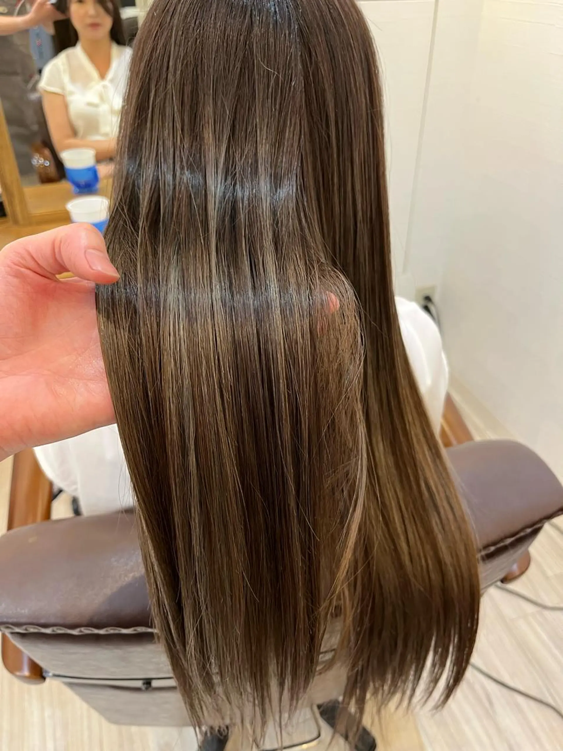 ロング 髪質改善 レイヤーカット トリートメント 髪質改善✨透明感 Kaoriのヘアスタイル