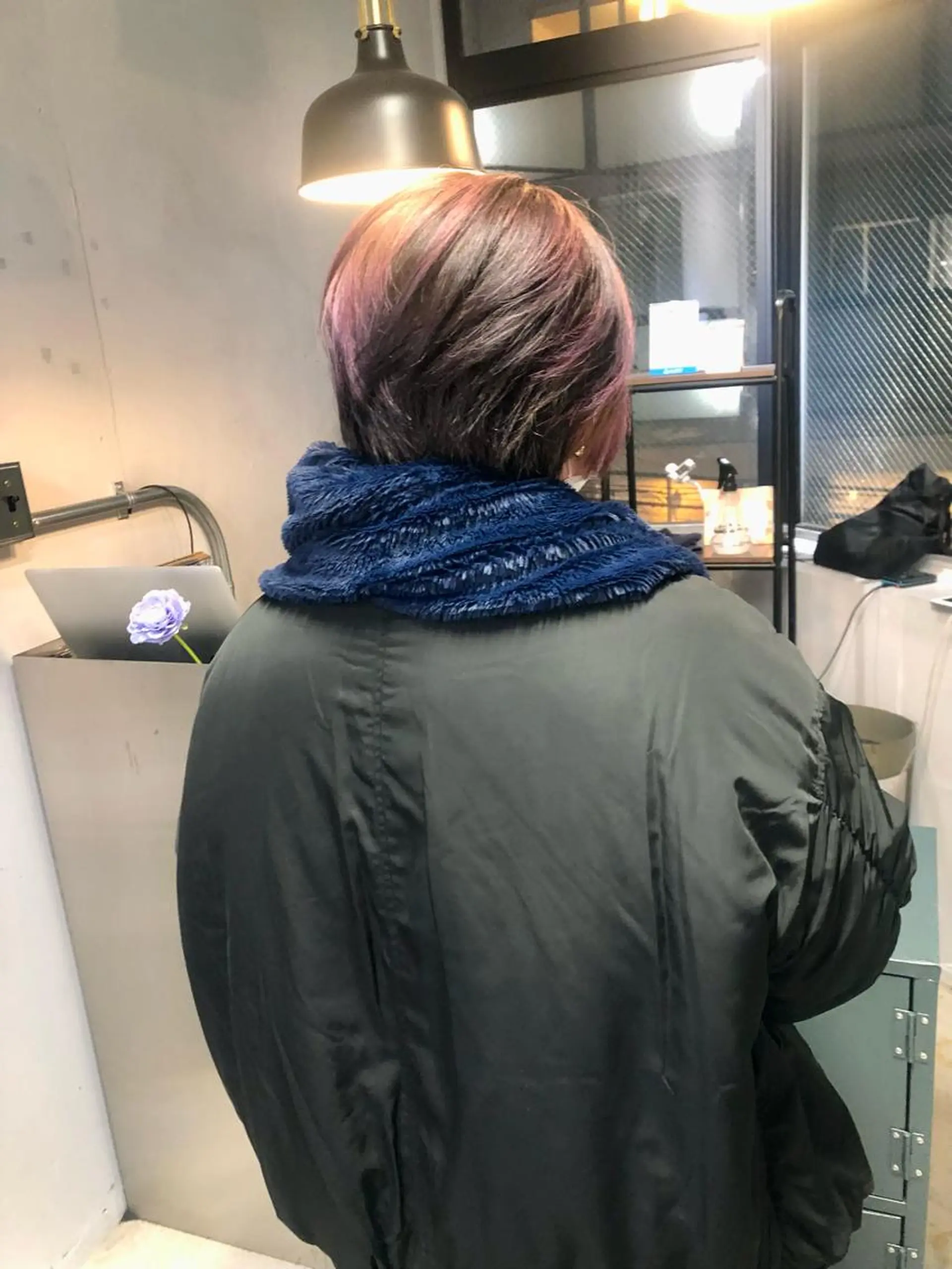 ショート カラー 松下 倫子のヘアスタイル