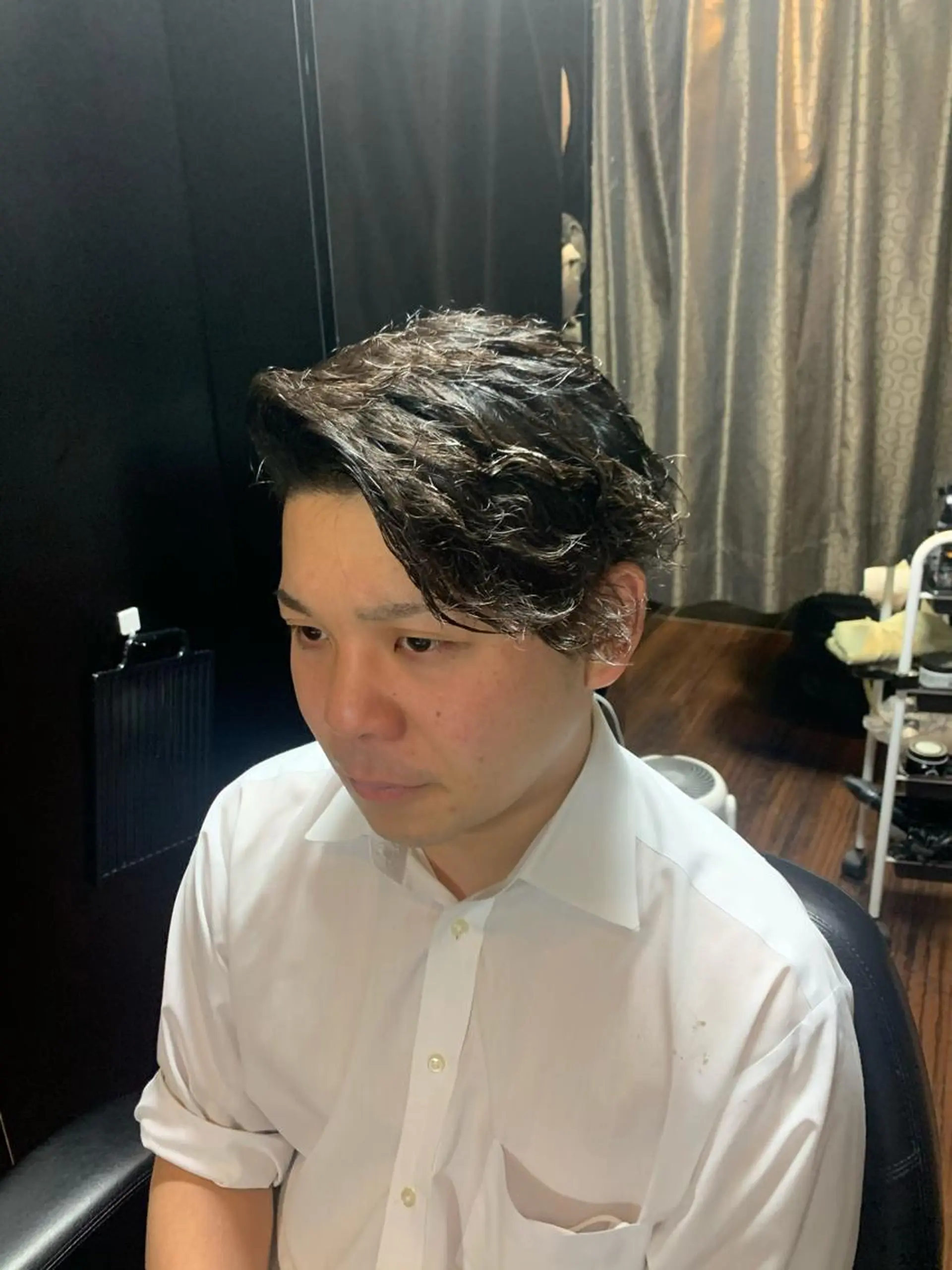 ショート ヘアアレンジ メンズ プレミアムバーバー新宿店所属・新宿駅近！ 💈口コミ多数✨のヘアスタイル