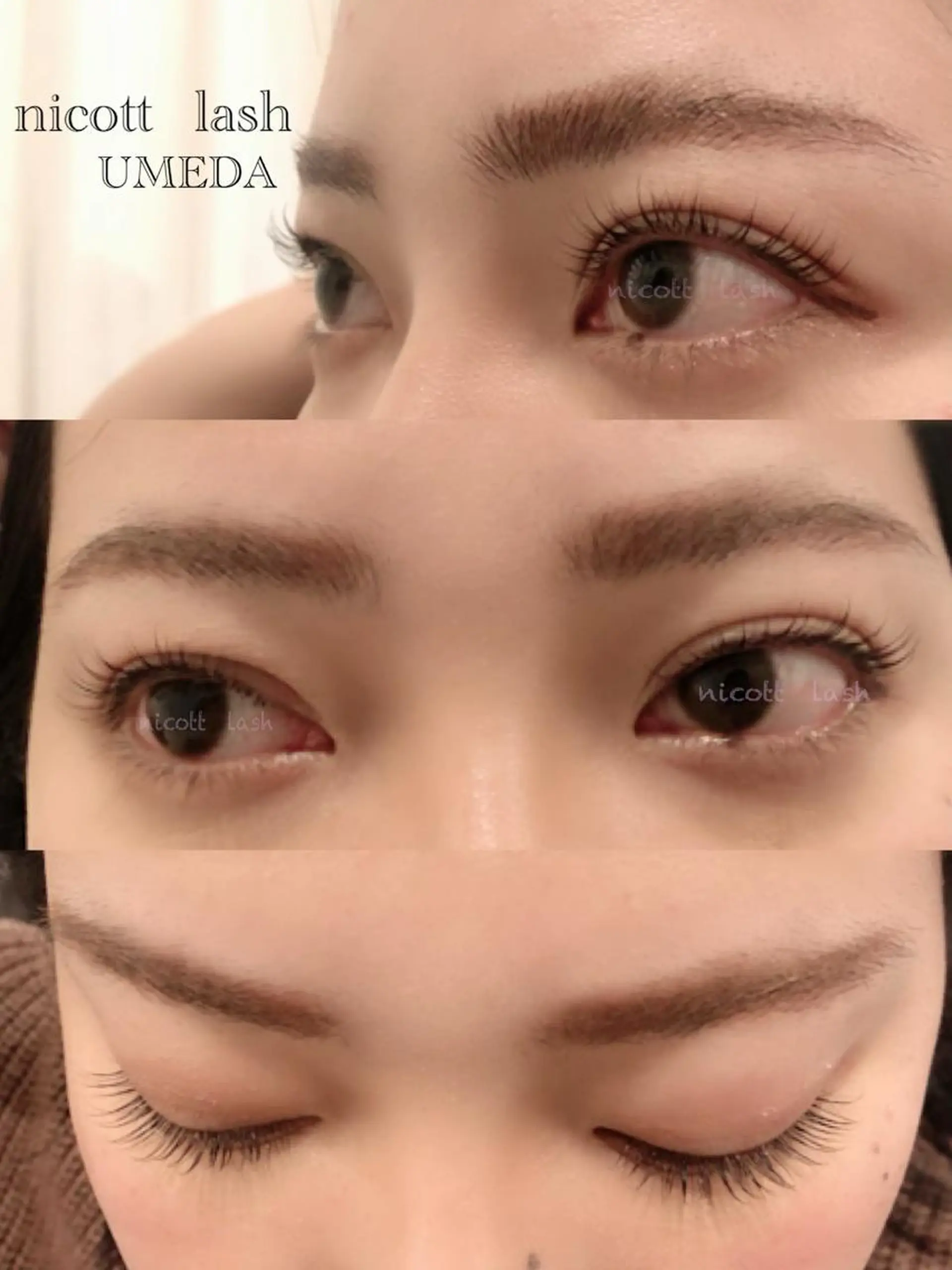 マツエク・マツパ パリジェンヌラッシュリフト サクラブロウ 大阪駅前第4ビルのマツエク・マツパデザイン