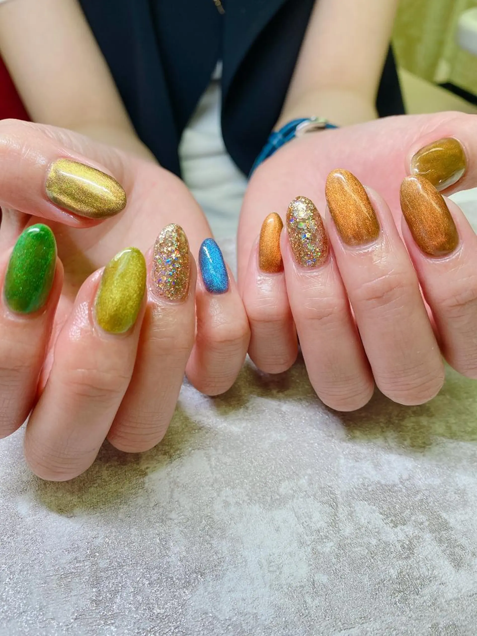 ミディアム ハンドネイル JNA認定講師🌸 RIEのネイルデザイン