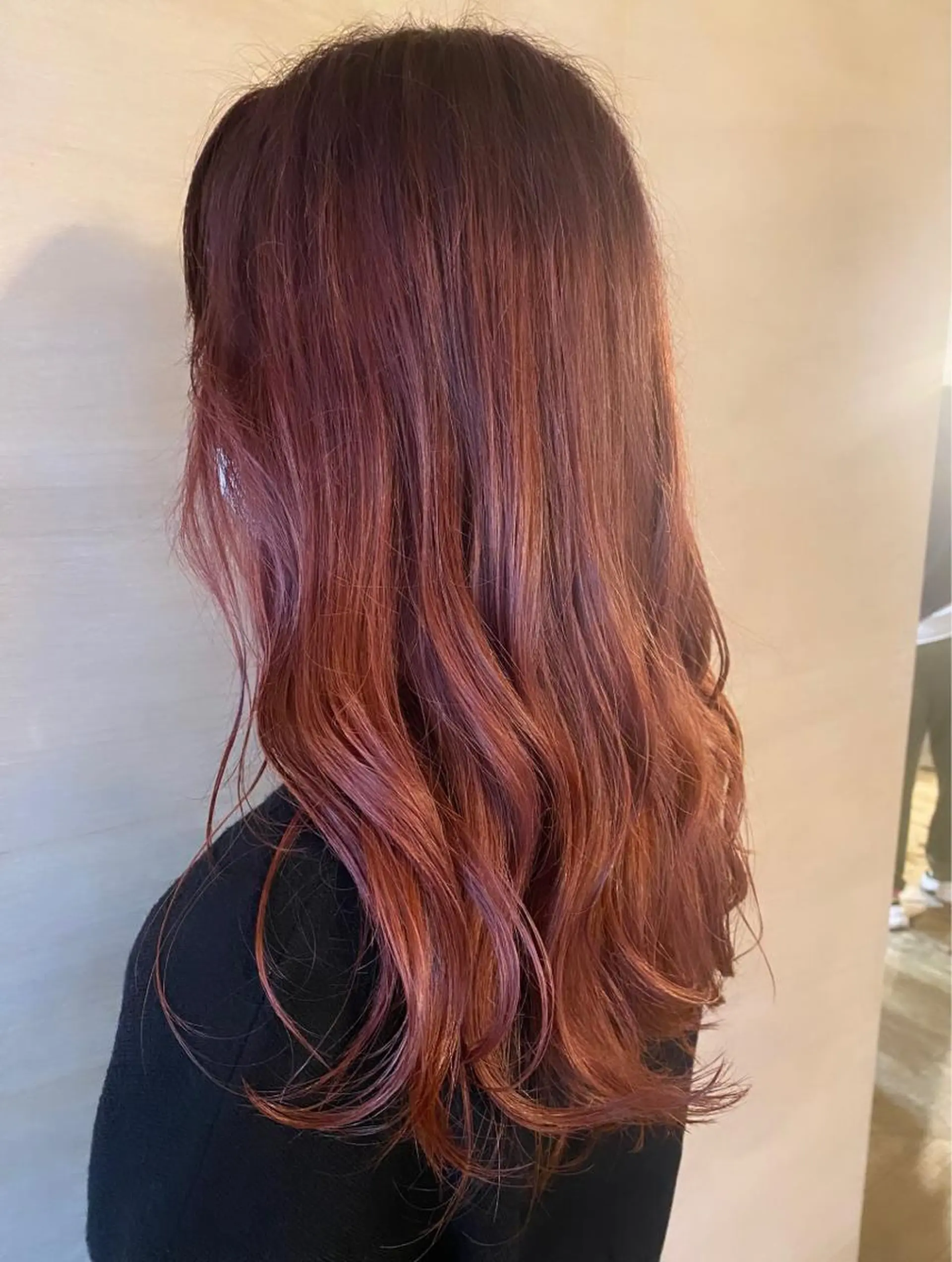 ロング カラー ブリーチ ヘアカラー トリートメント 立花 ふたば🌱のヘアスタイル