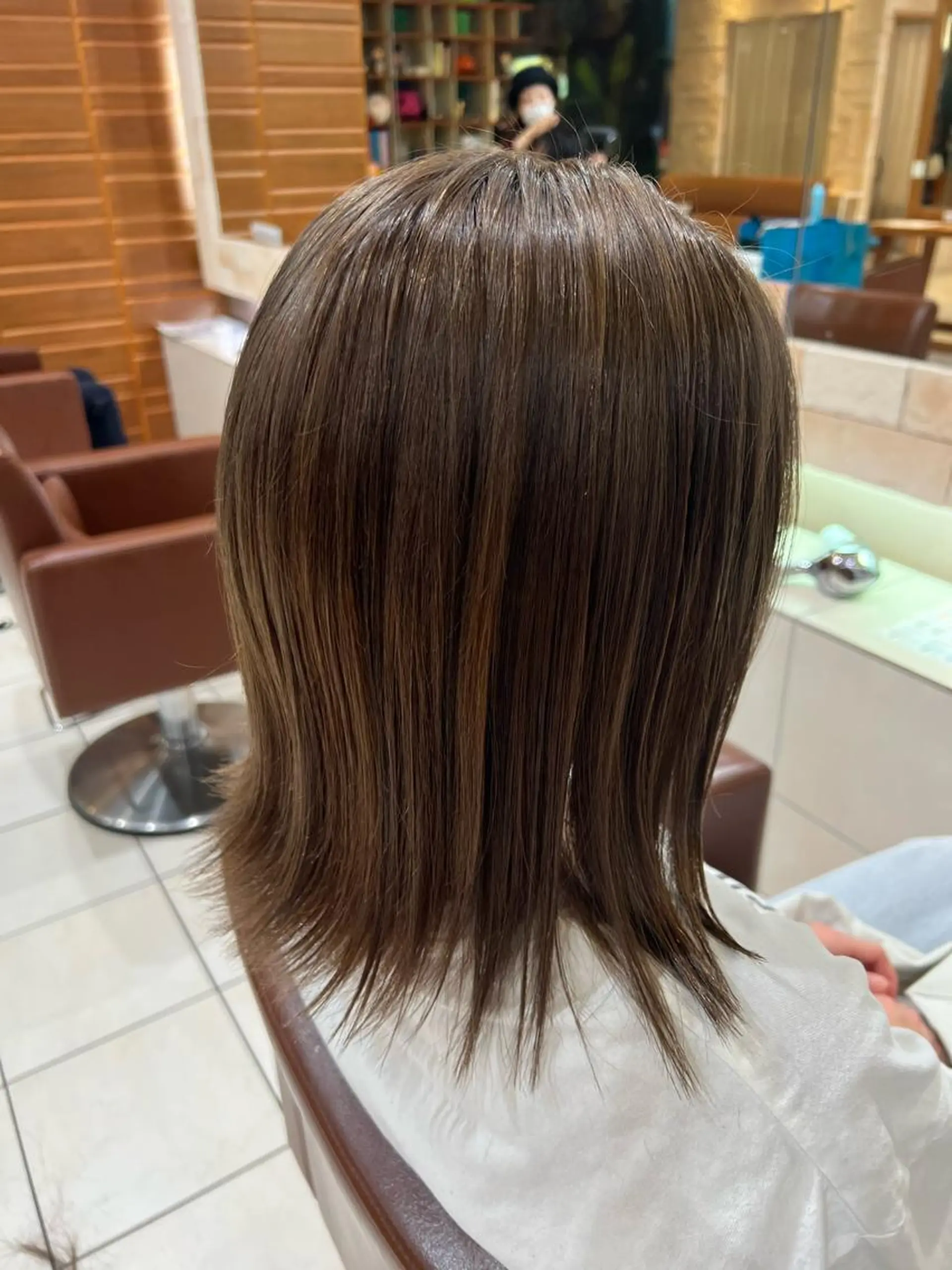 ミディアム 川崎レイヤーカット /江口真正のヘアスタイル