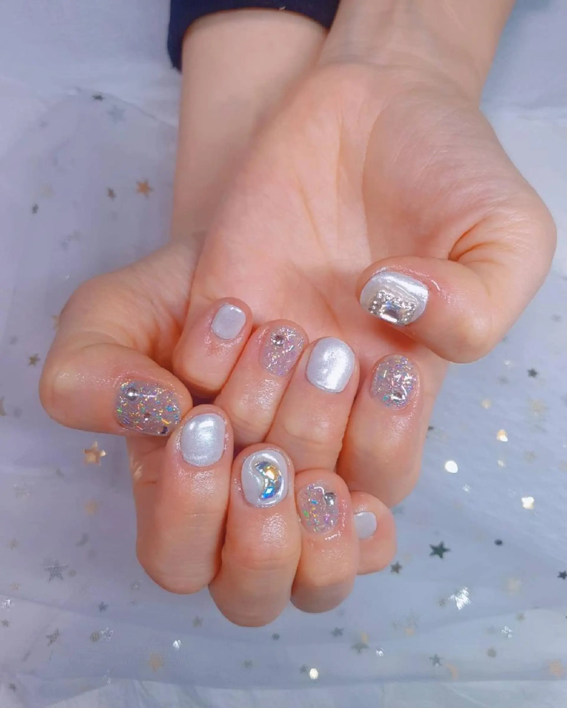 ネイル オフィスネイル 春ネイル 夏ネイル ブライダルネイル 冬ネイル Salon de dahan所属・SALON DE DAHANのネイルデザイン