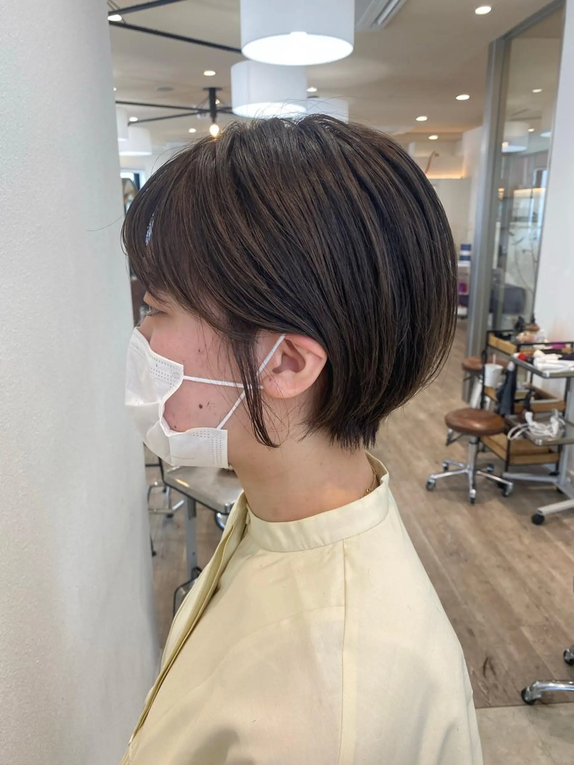 ショート ショートヘア カット 縮毛矯正 トリートメント 🌟ショート/シ ョートボブ/岡田🌟のヘアスタイル