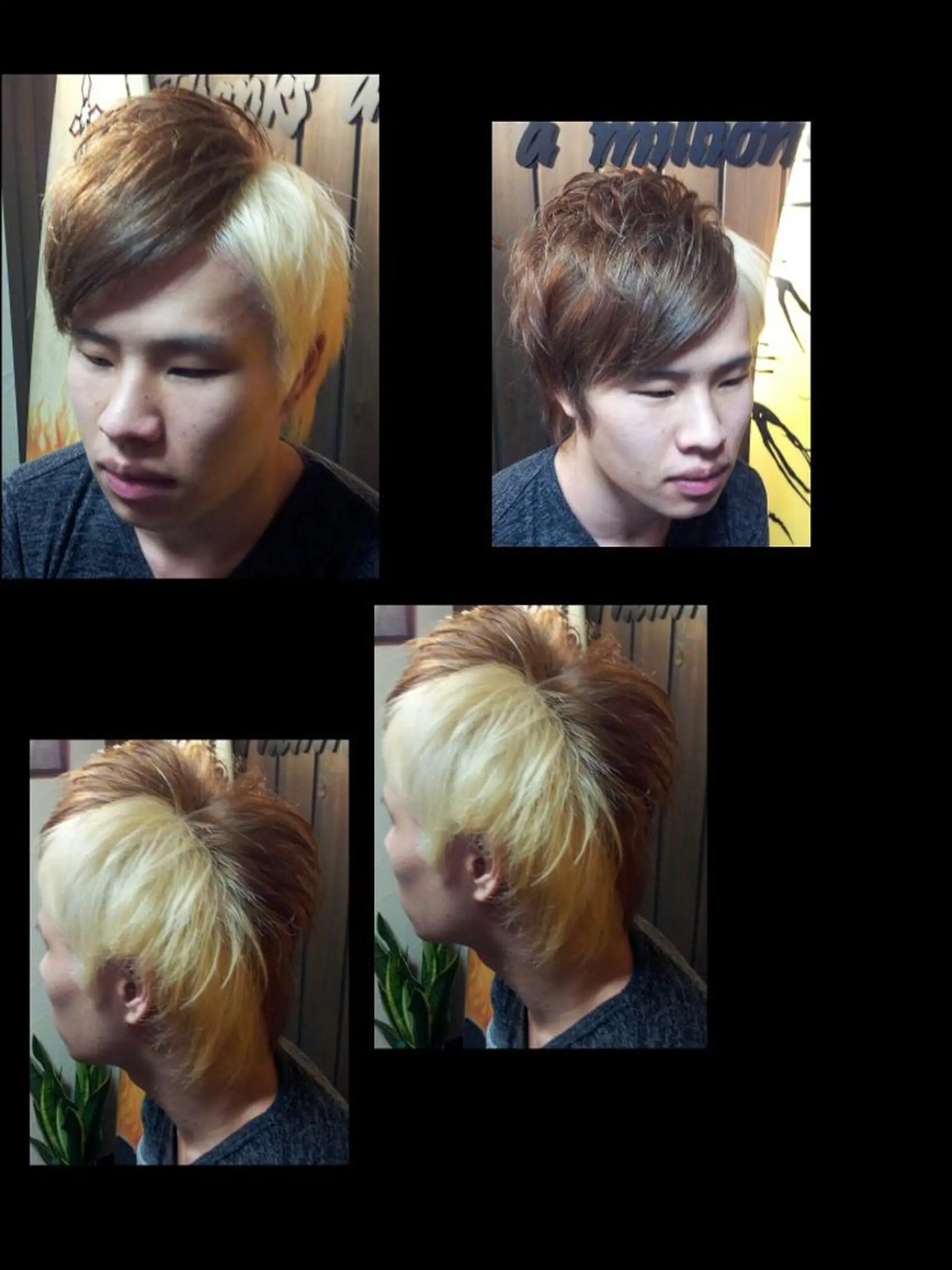 ショート メンズ カラー サンフラット所属・岡林 選のヘアスタイル