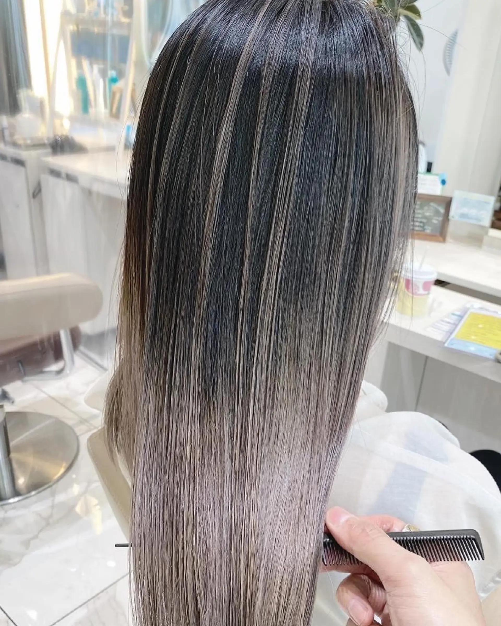 ロング カラー 髪質改善 ヘアカラー トリートメント 高橋凜/髪質改善/ 縮毛矯正/カラーのヘアスタイル