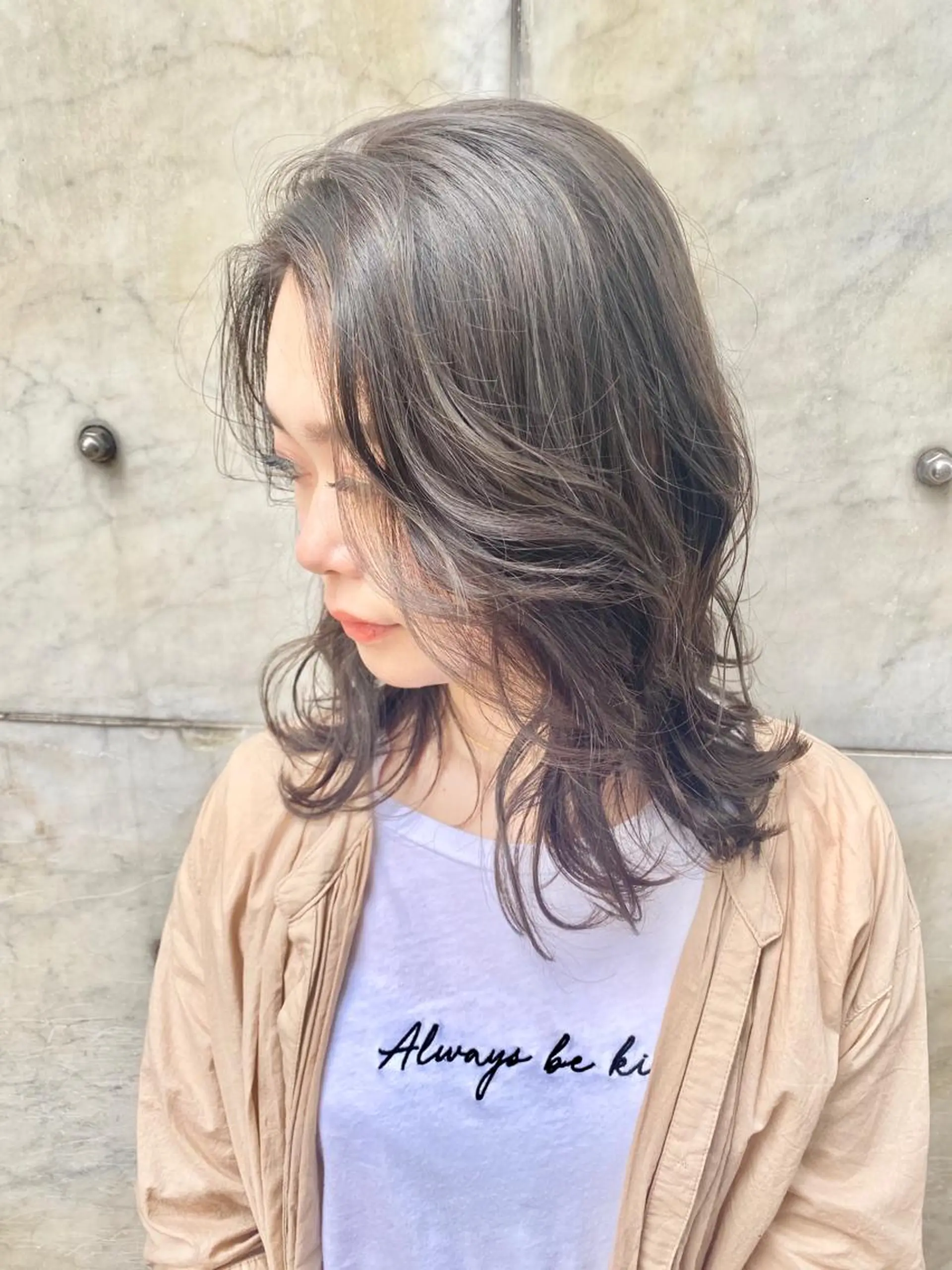 セミロング JIL BLAN所属・JIL BLAN NAOのヘアスタイル