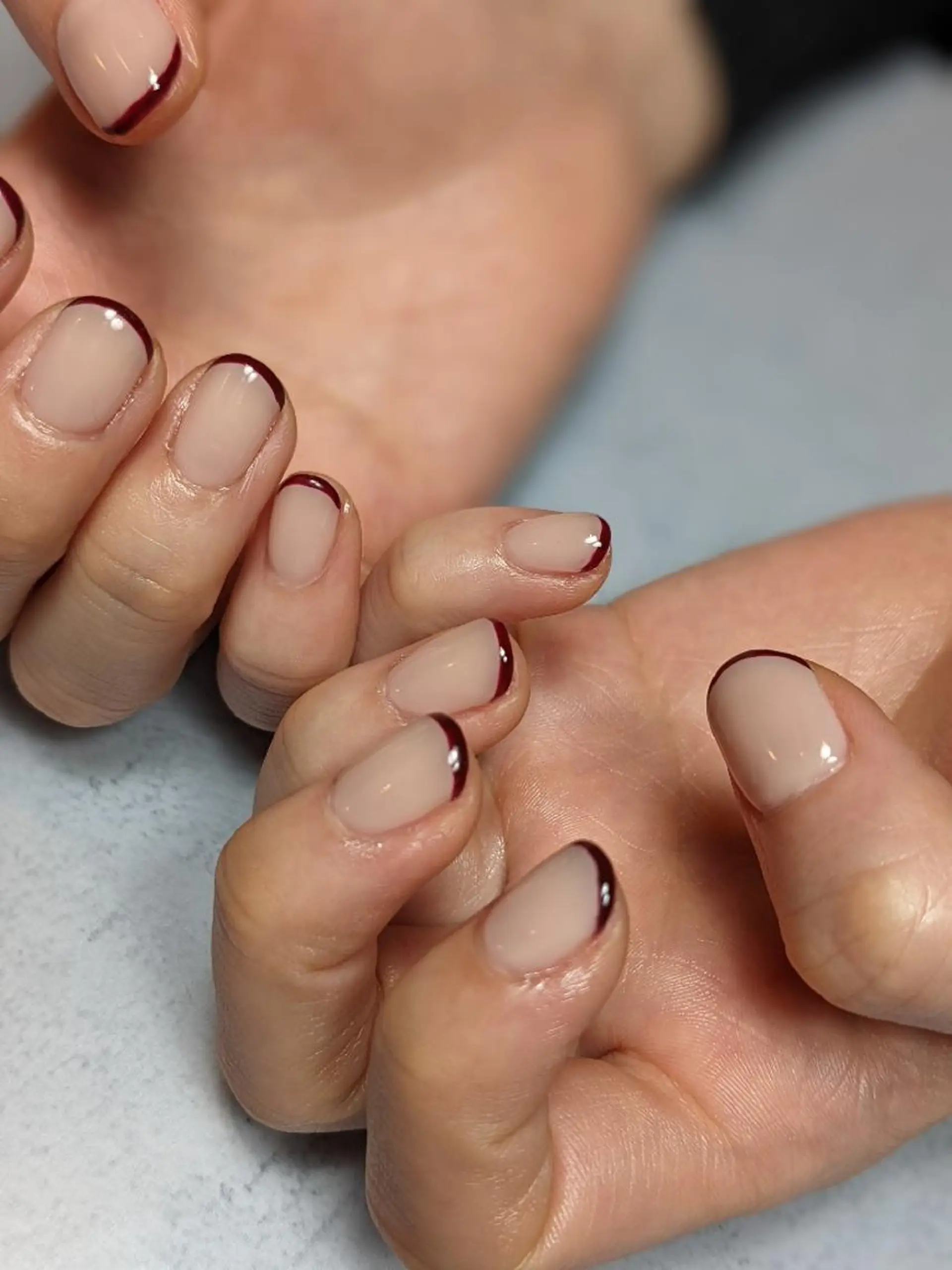 ネイル フレンチネイル Nail SIRANGANAのネイルデザイン