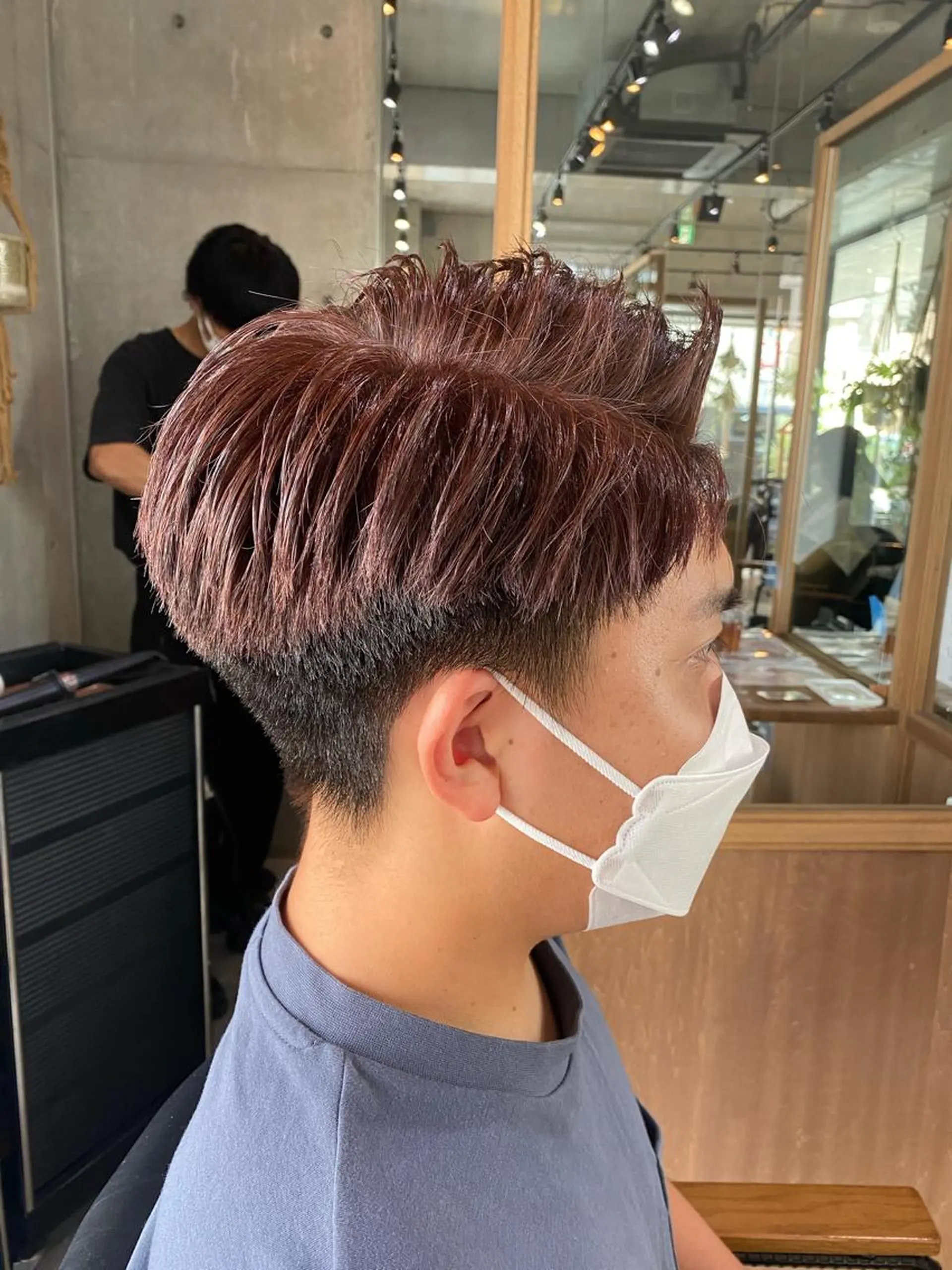 メンズ ヘアカラー FERIA池田 石田較貴のヘアスタイル