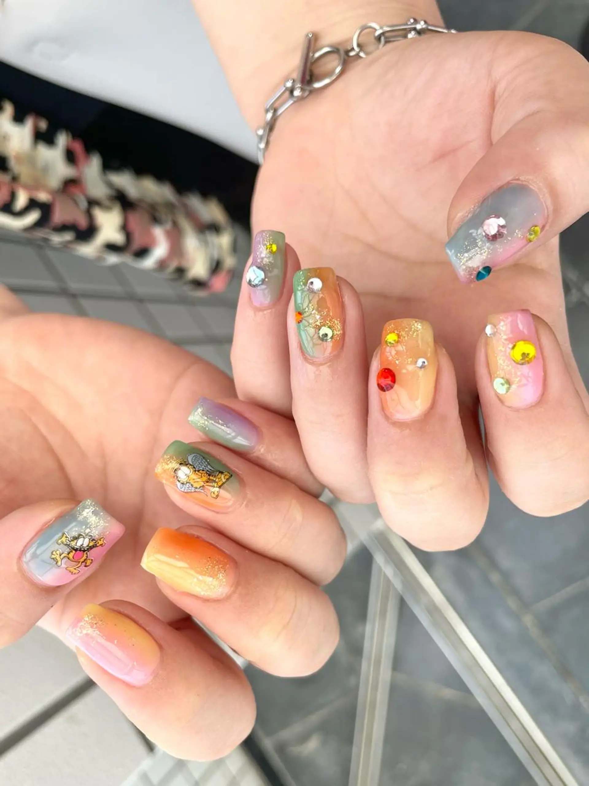 ネイル ハンドネイル Nail ヌシん家 AKANEのネイルデザイン