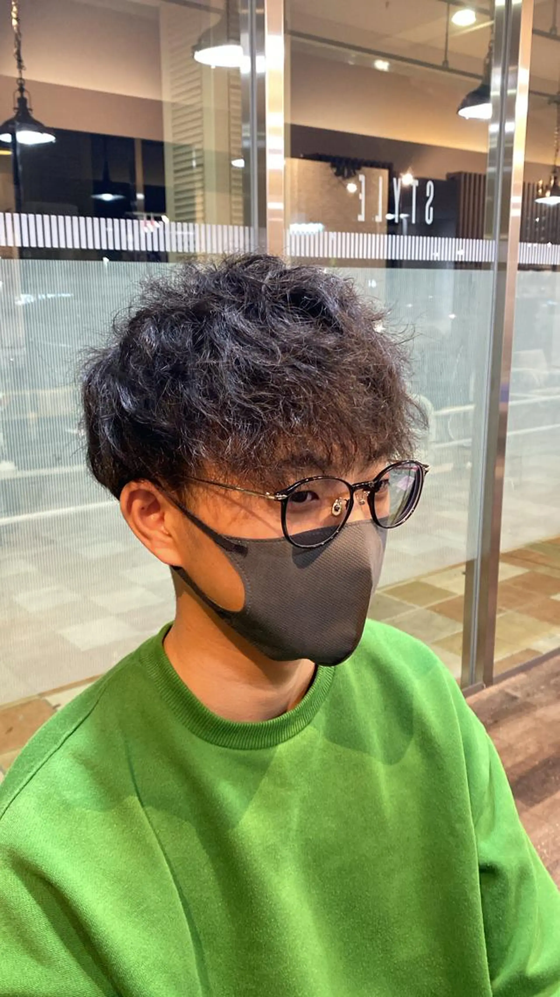 パーマ メンズ メンズパーマ ツイストスパイラルパーマ スパイラルパーマ STYLE エキシティ店所属・【似合わせパーマ】 STYLE 杉原　魁のヘアスタイル