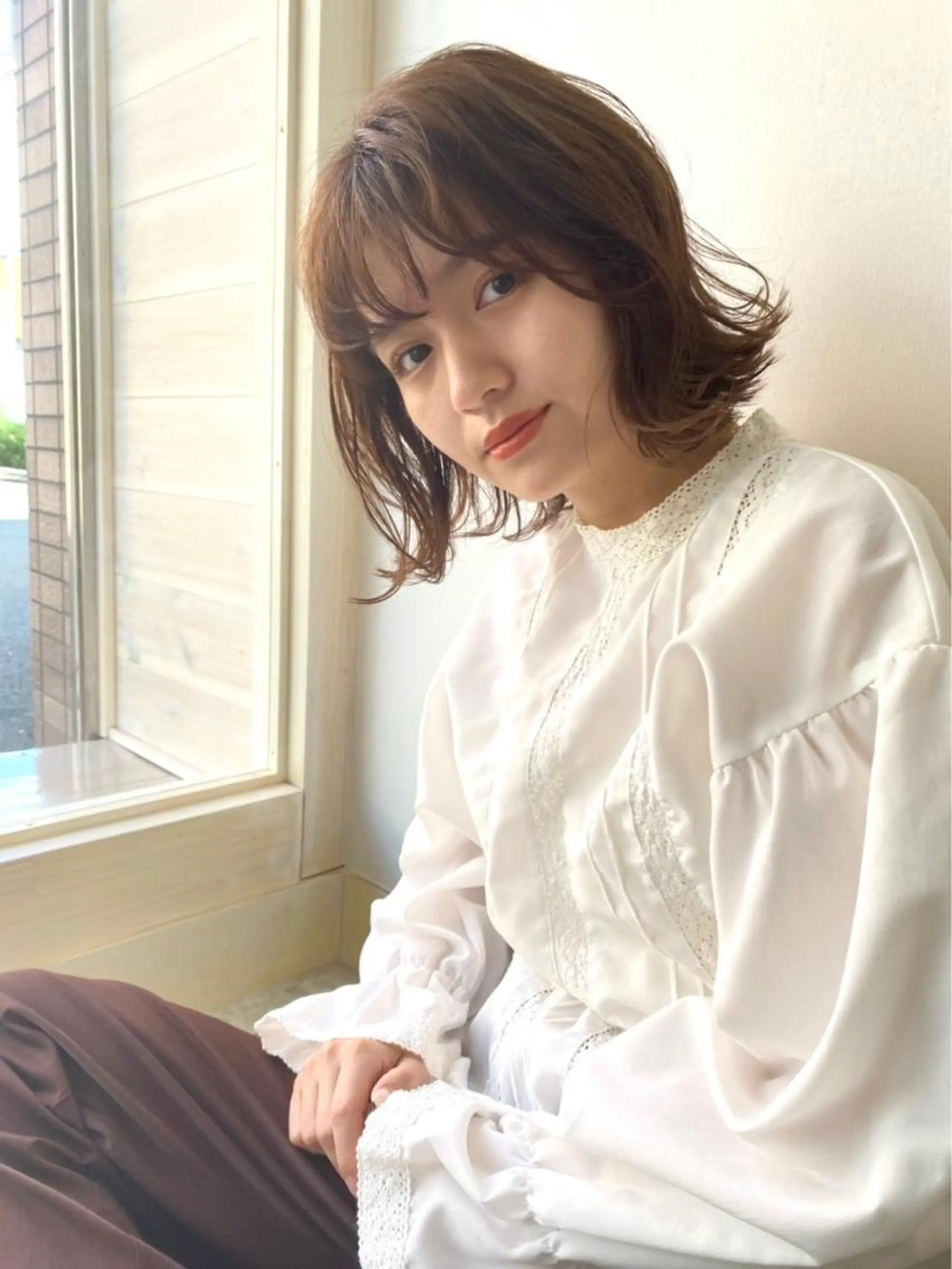 ミディアム カラー 《放出》Forte マネージャー山根英明のヘアスタイル