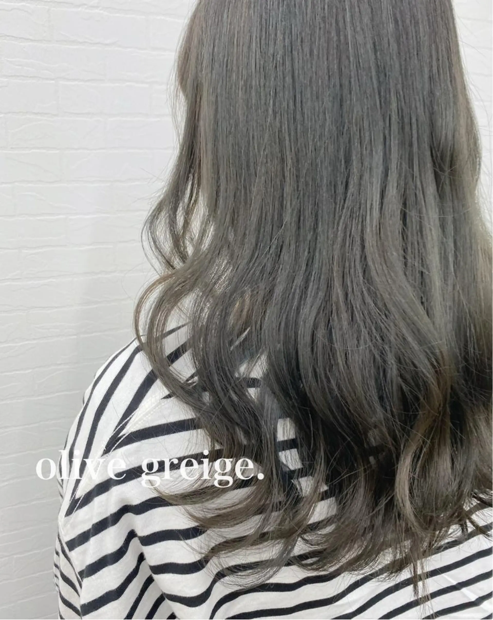 ロング カラー オリーブカラー GRANLUSSO 〜グランルッソ駅前店所属・木口 嘉美のヘアスタイル