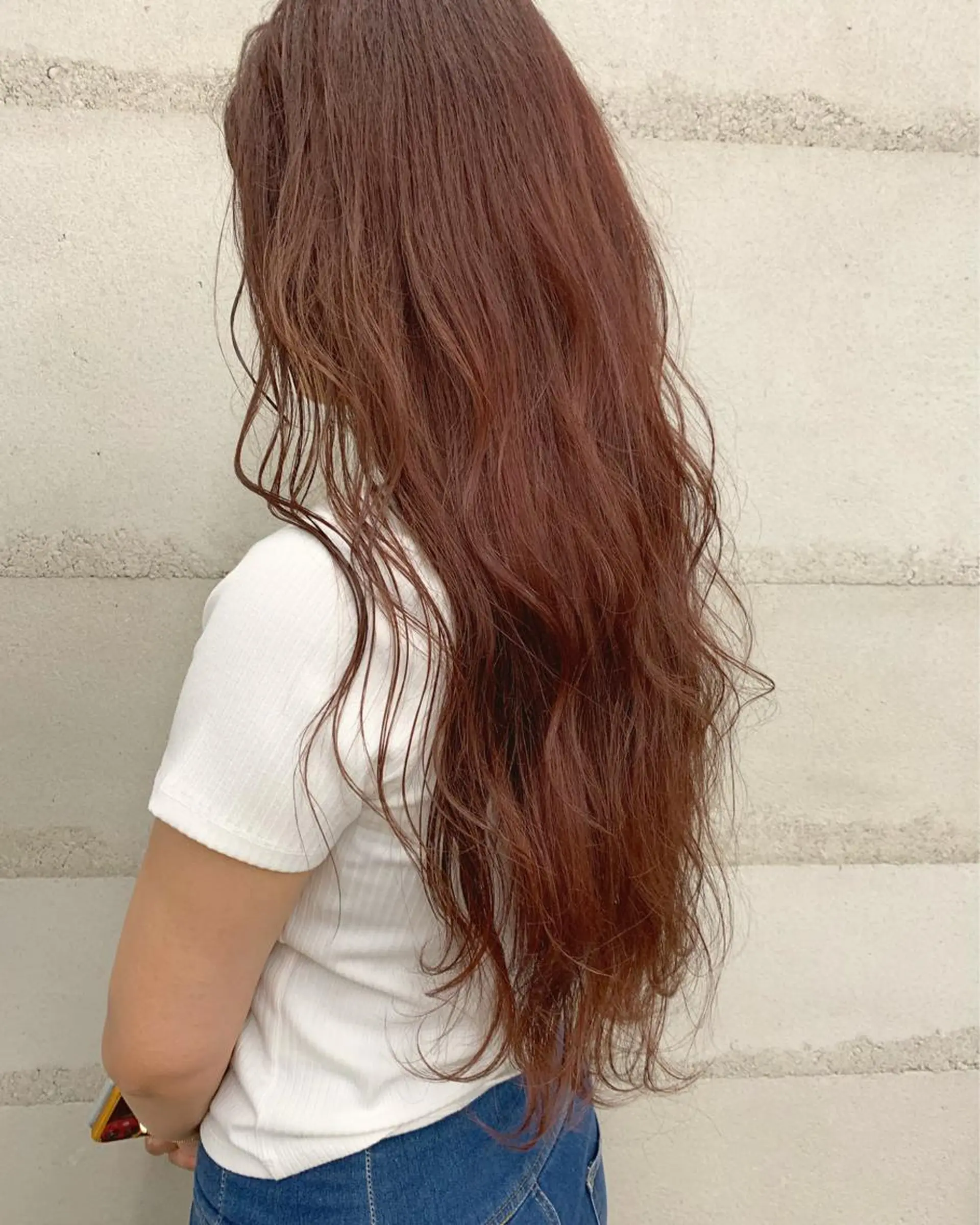 ロング カラー 透明感/オリーブ/ グレージュ/YUKAのヘアスタイル