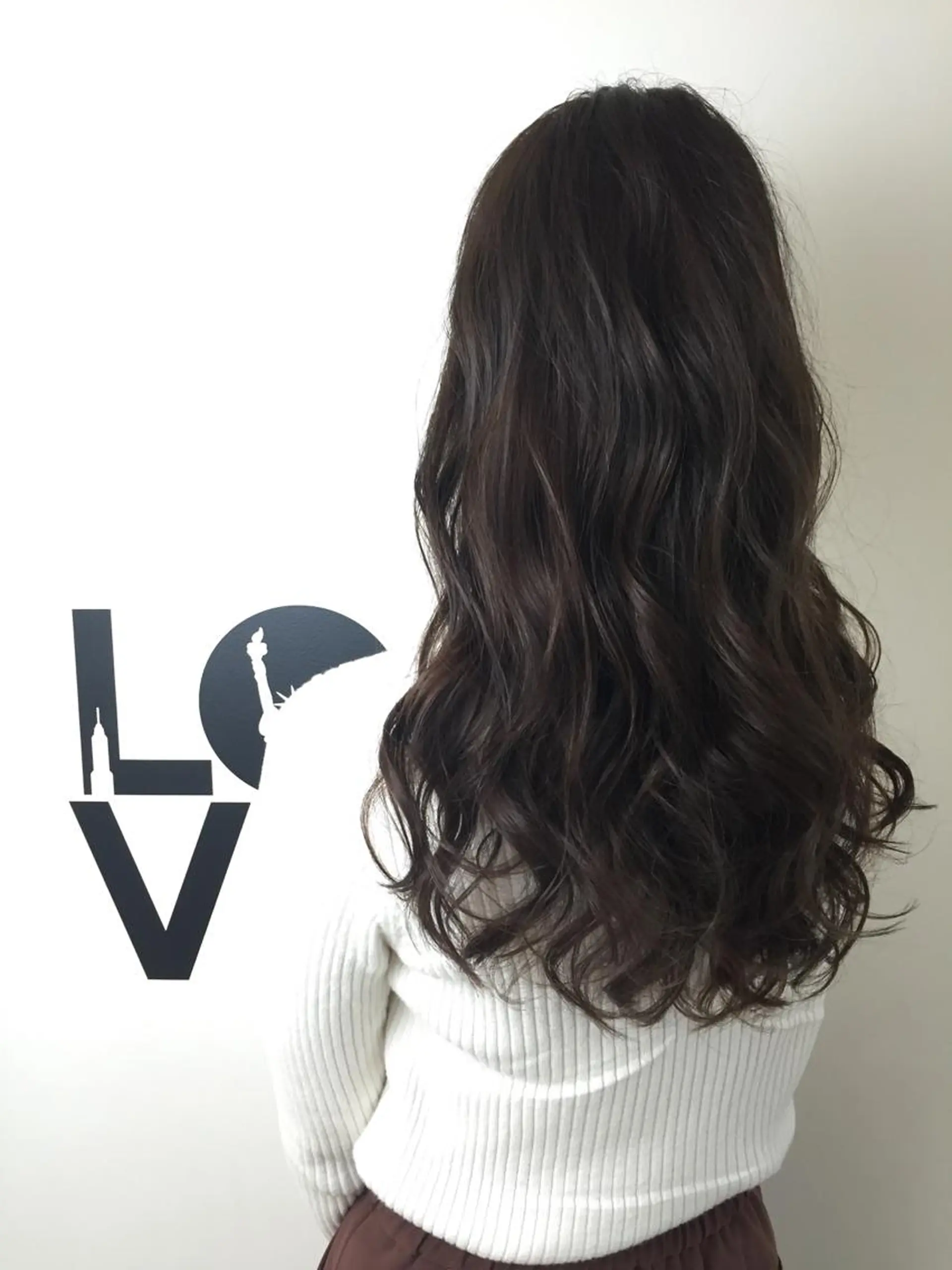 ミディアム カラー アッシュ ヘアカラー ✂️小顔カット✂️ 山本有紀のヘアスタイル