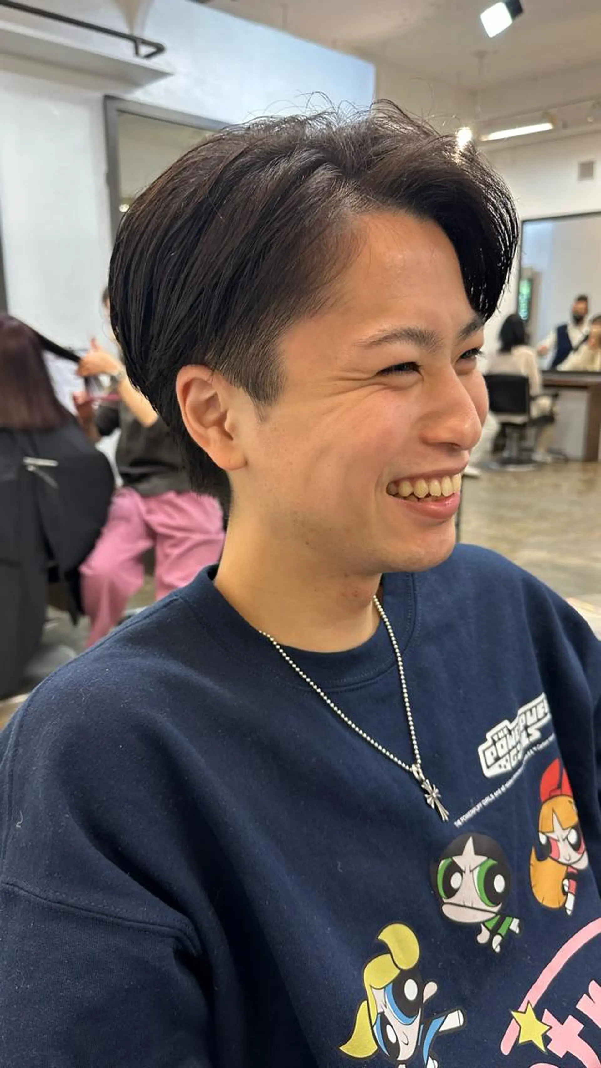 ショート カット ヘッドスパ オリーブカラー 長谷川のヘアスタイル