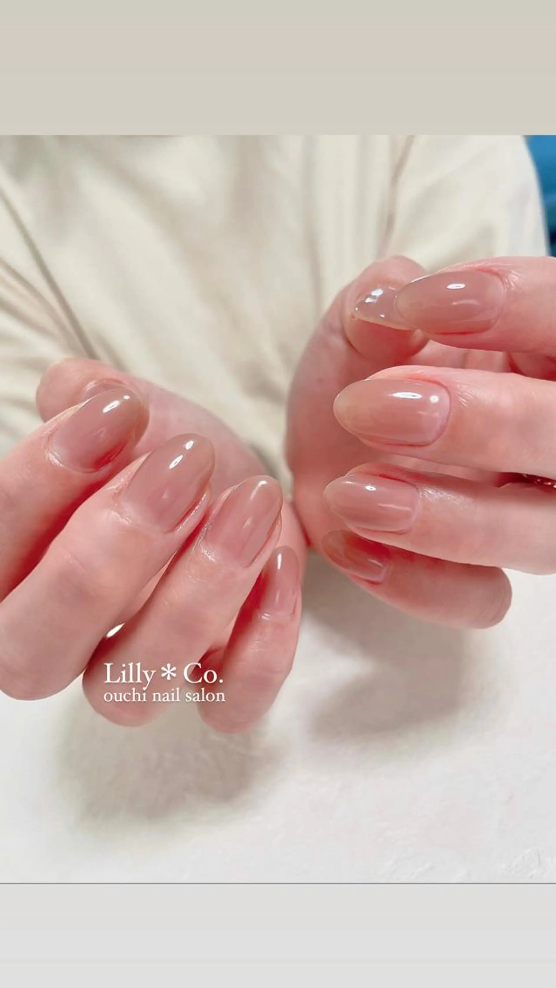 ネイル ワンカラーネイル ハンドネイル ハンドケア Lilly Co.のネイルデザイン