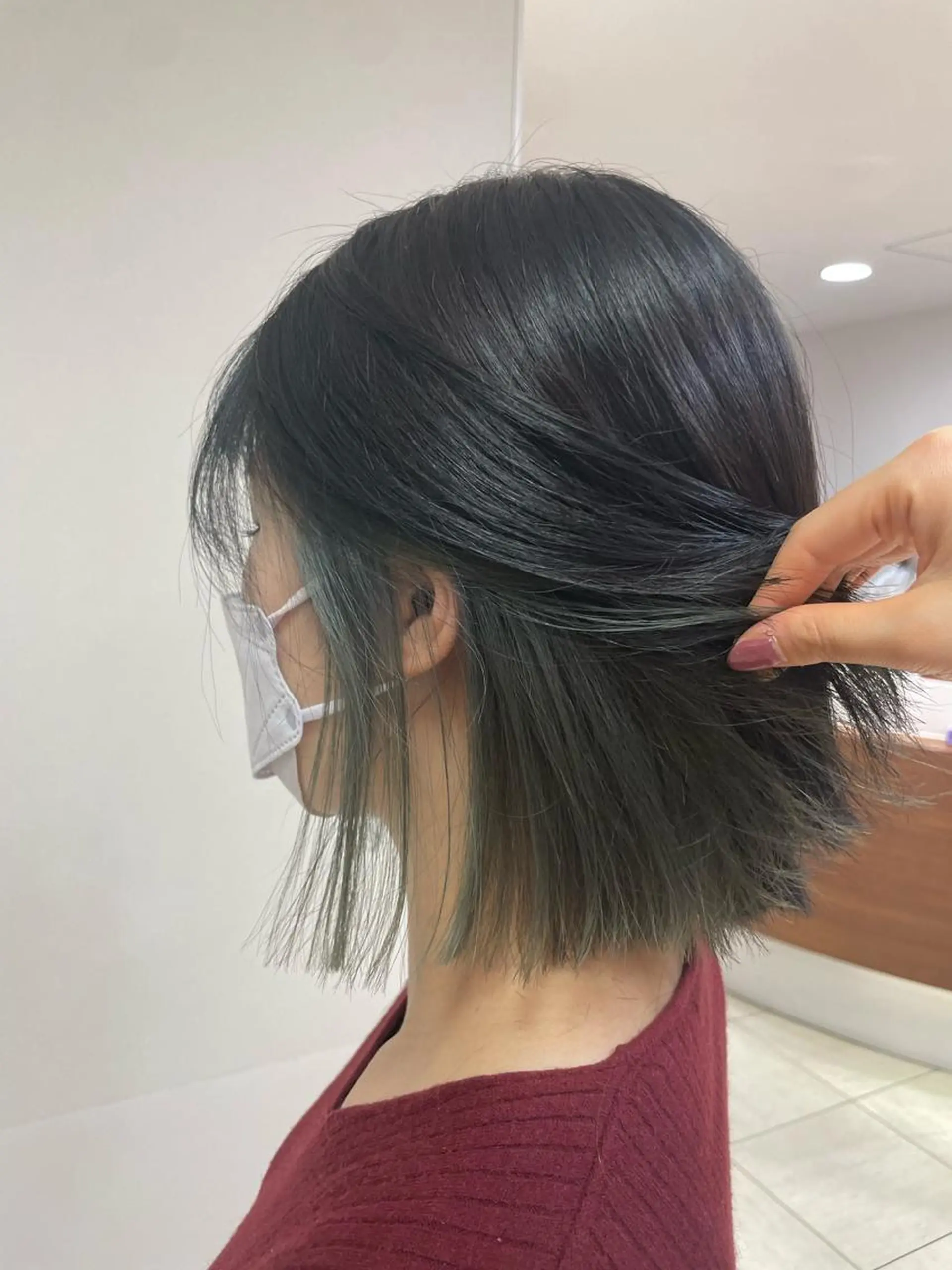 ミディアム カラー ヘアアレンジ カット ヘアカラー 【Sweep】おじま のぞみのヘアスタイル