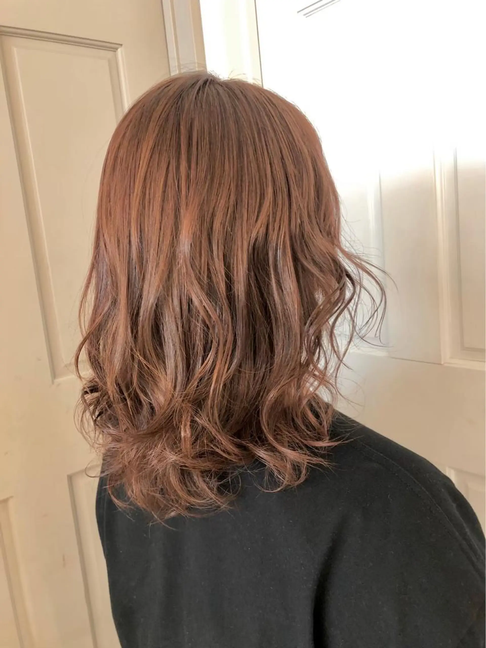 セミロング カラー 韓国ヘア/レイヤー/ 縮毛矯正🫧伊勢のヘアスタイル