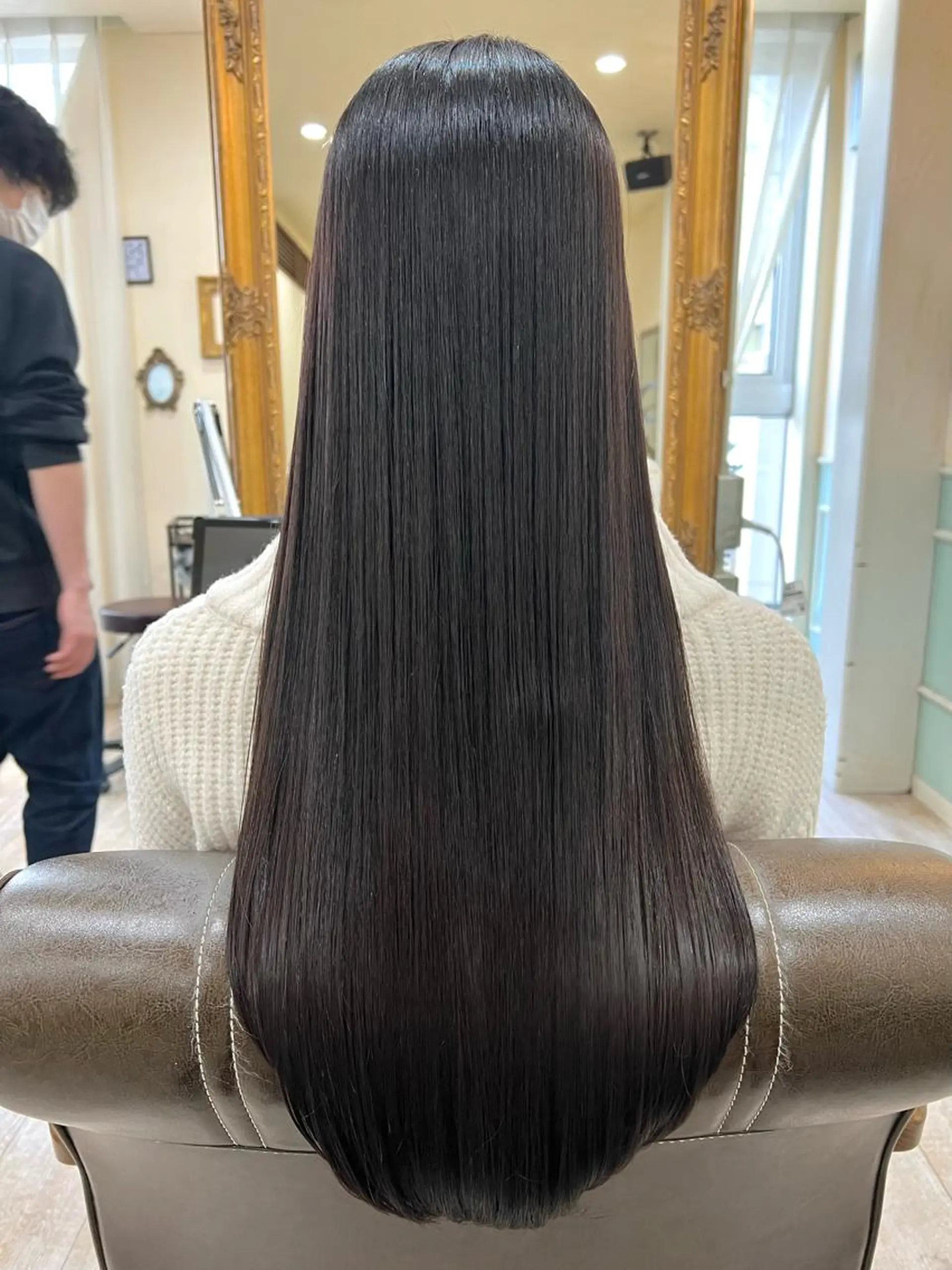 ロング 髪質改善 縮毛矯正 新越谷noble店長 松本拓也▶◀*.のヘアスタイル