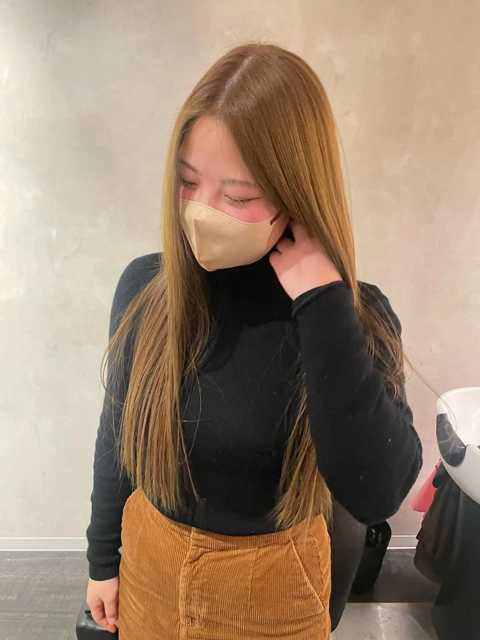 ロング カラー カット ヘアカラー トリートメント hisano / ハイトーン･透明感のヘアスタイル