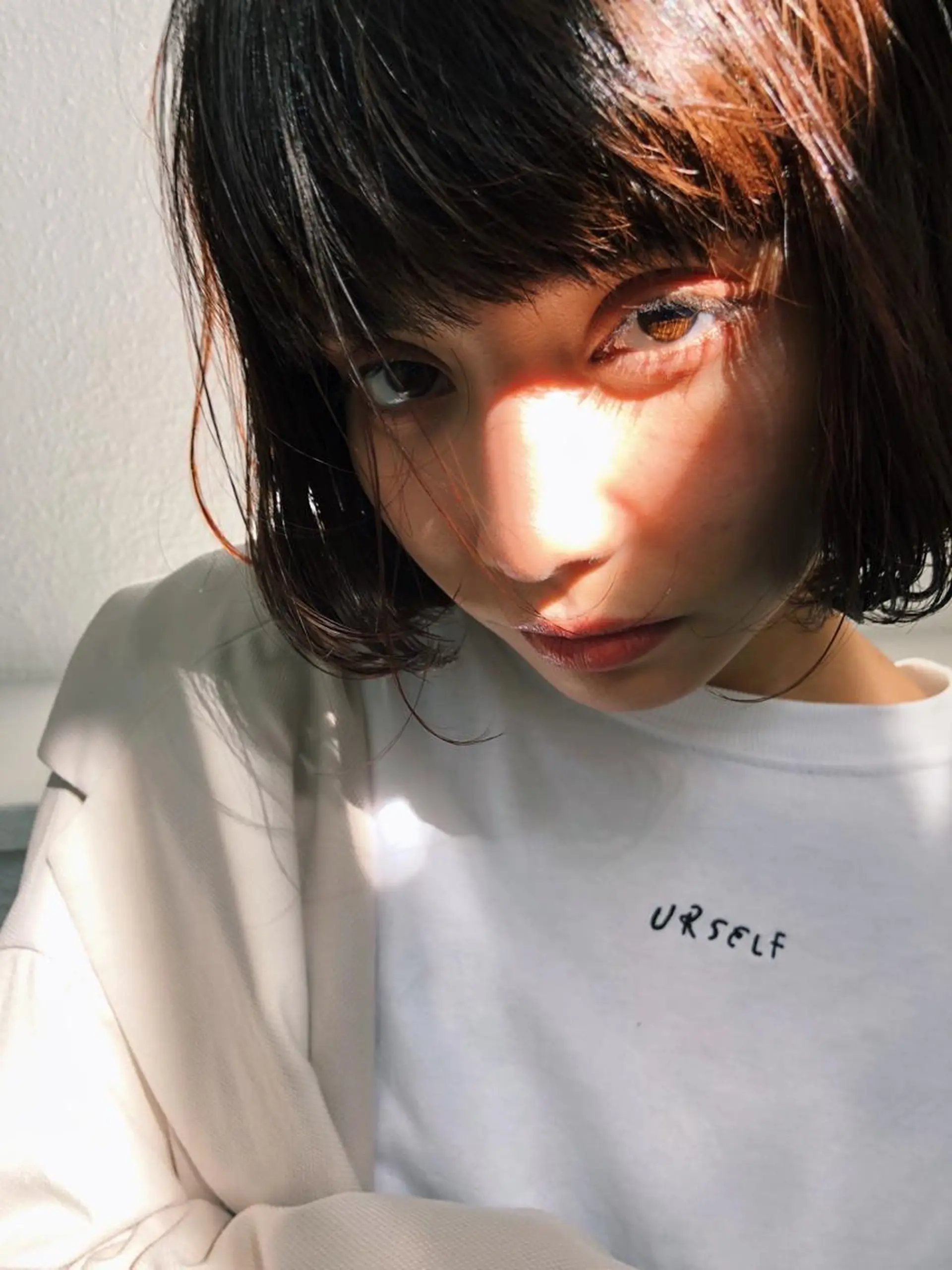 ショート カラー パーマ/レイヤー 岩山丈一郎のヘアスタイル