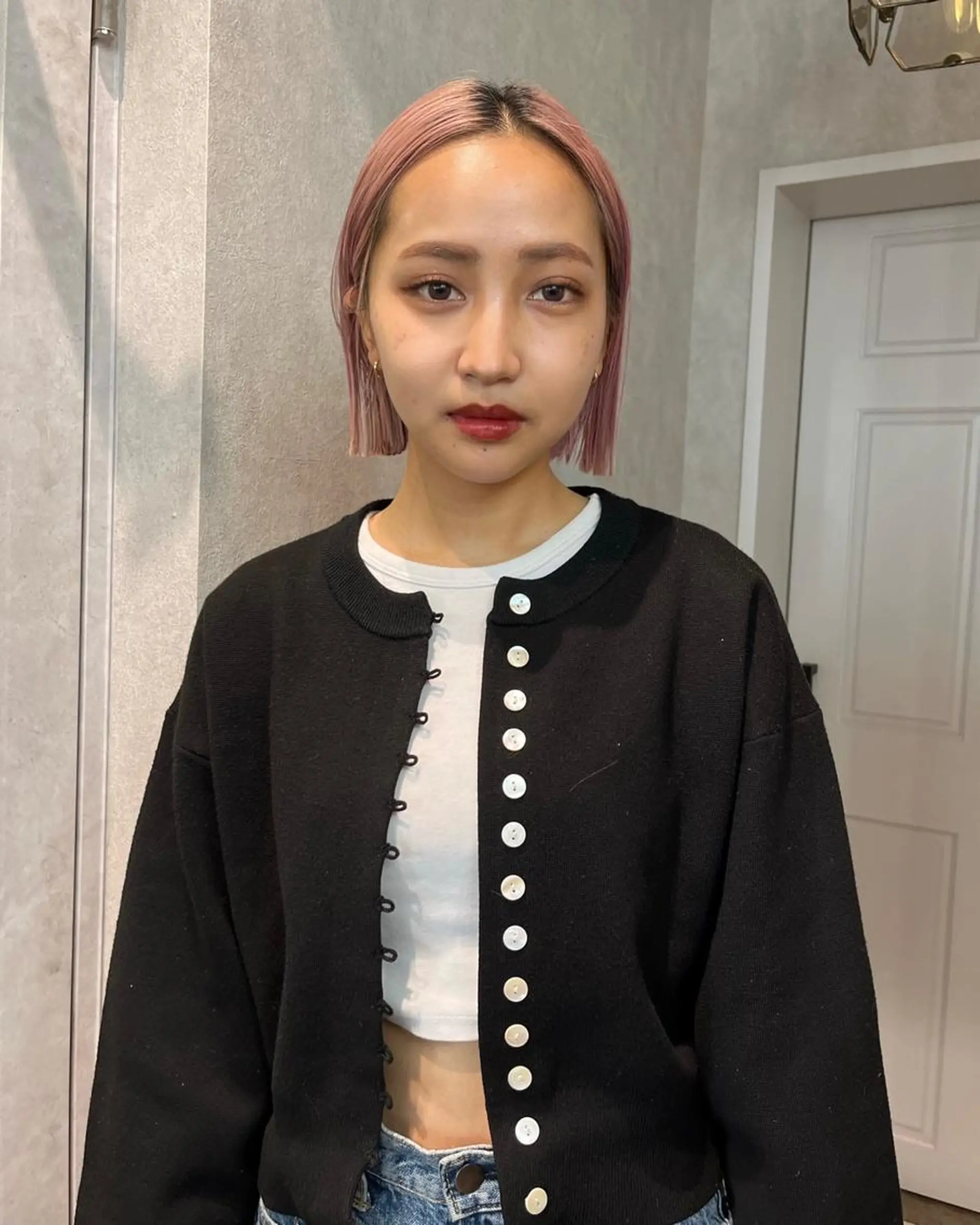 ショート 切りっぱなしボブ ボブ カット behov所属・柔らかカラー 🤎Tsubasaのヘアスタイル