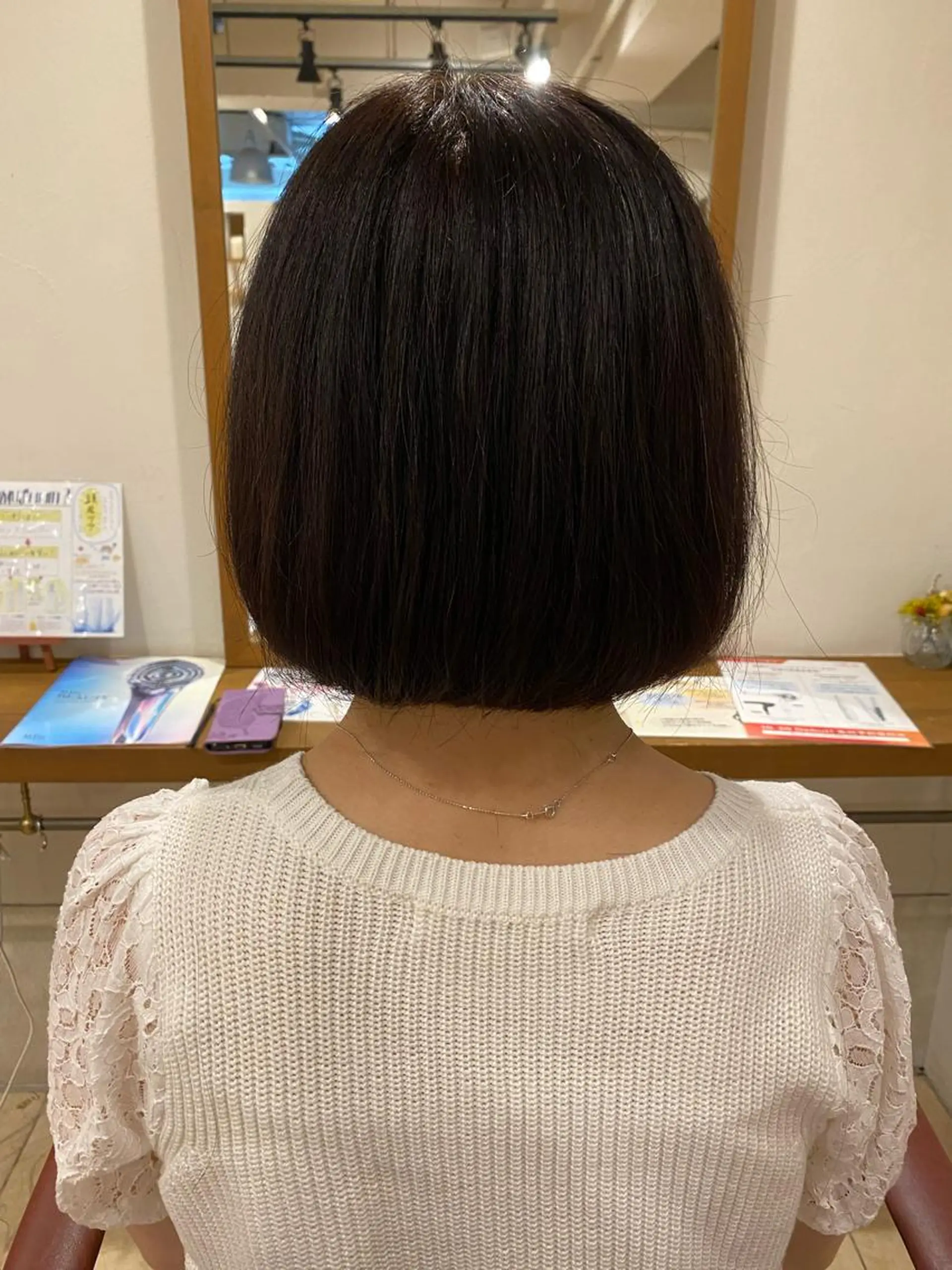 ミディアム 安澤 彩奈のヘアスタイル
